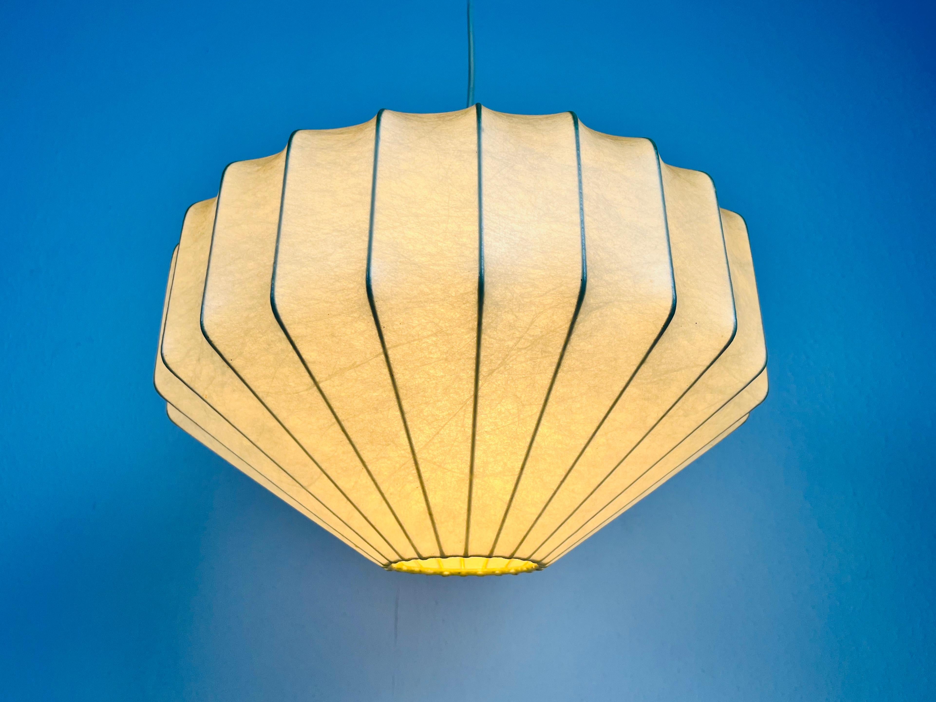 Midcentury Cocoon Losange Pendant Light, 1960s, Italy For Sale 10