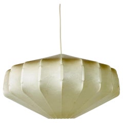 Vintage Midcentury Cocoon Losange Shape Pendant Light, 1960s, Italy