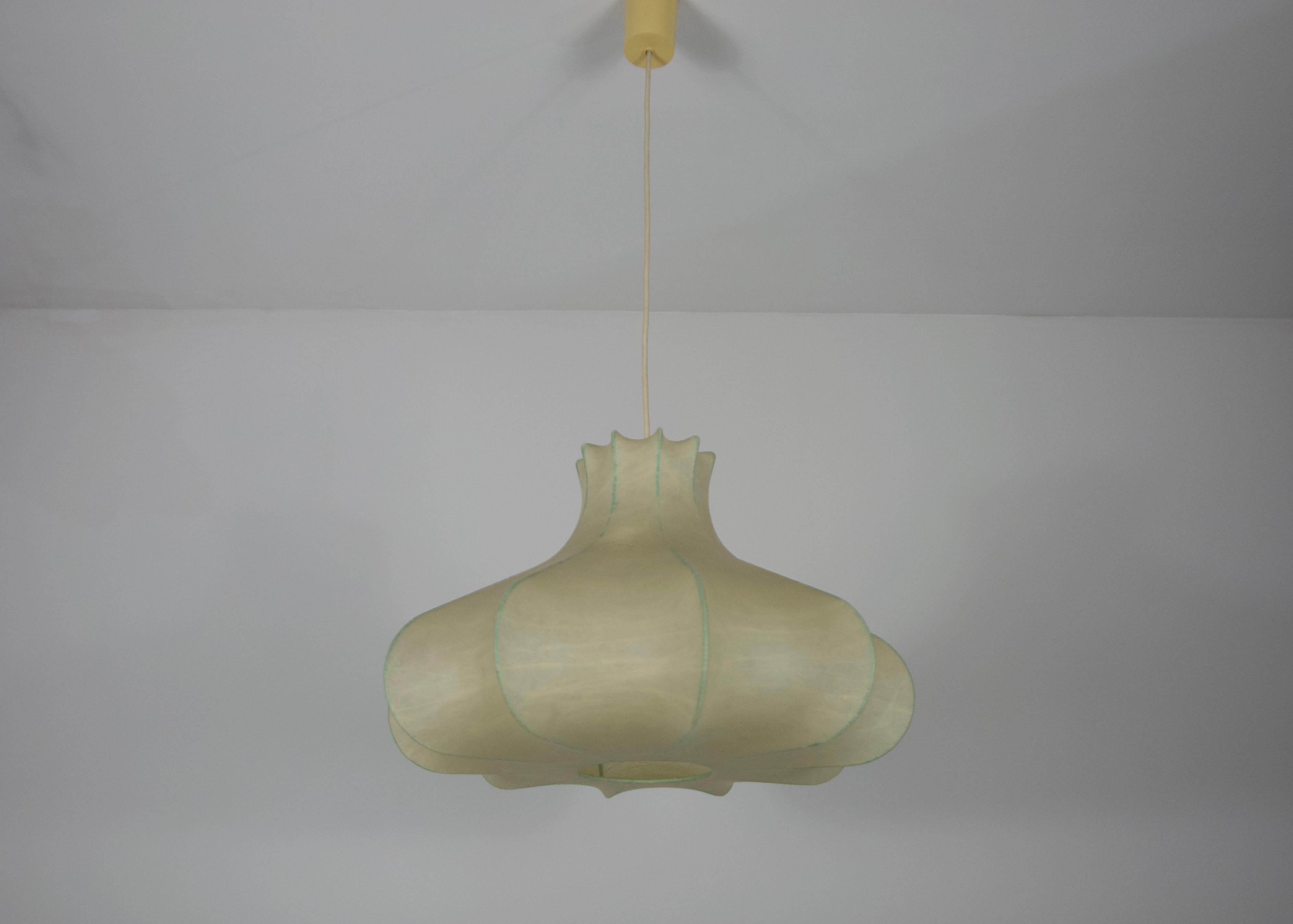 Midcentury Cocoon Pendant Light, 1960s, Italy 3