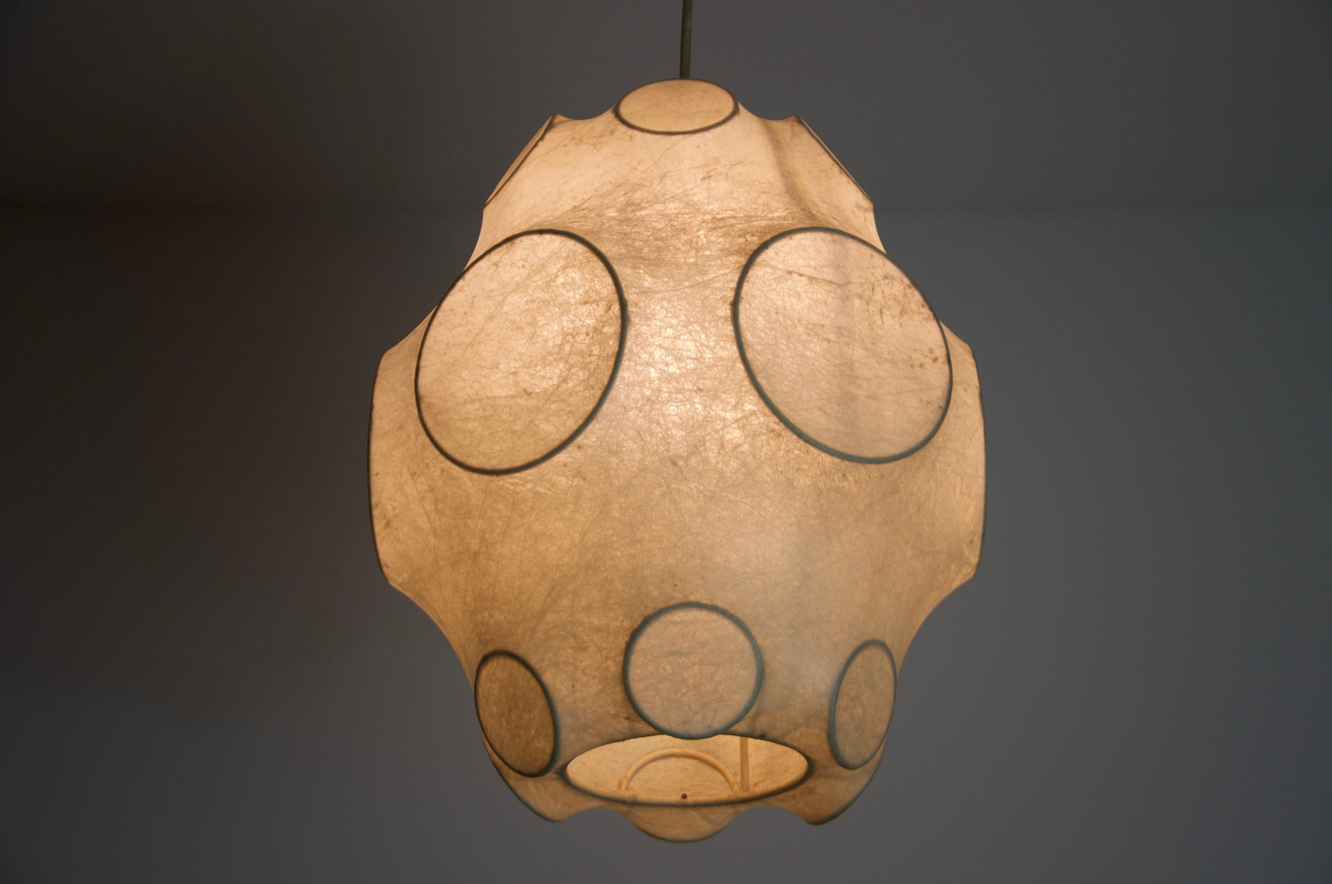 Midcentury Cocoon Pendant Light, 1960s, Italy 4