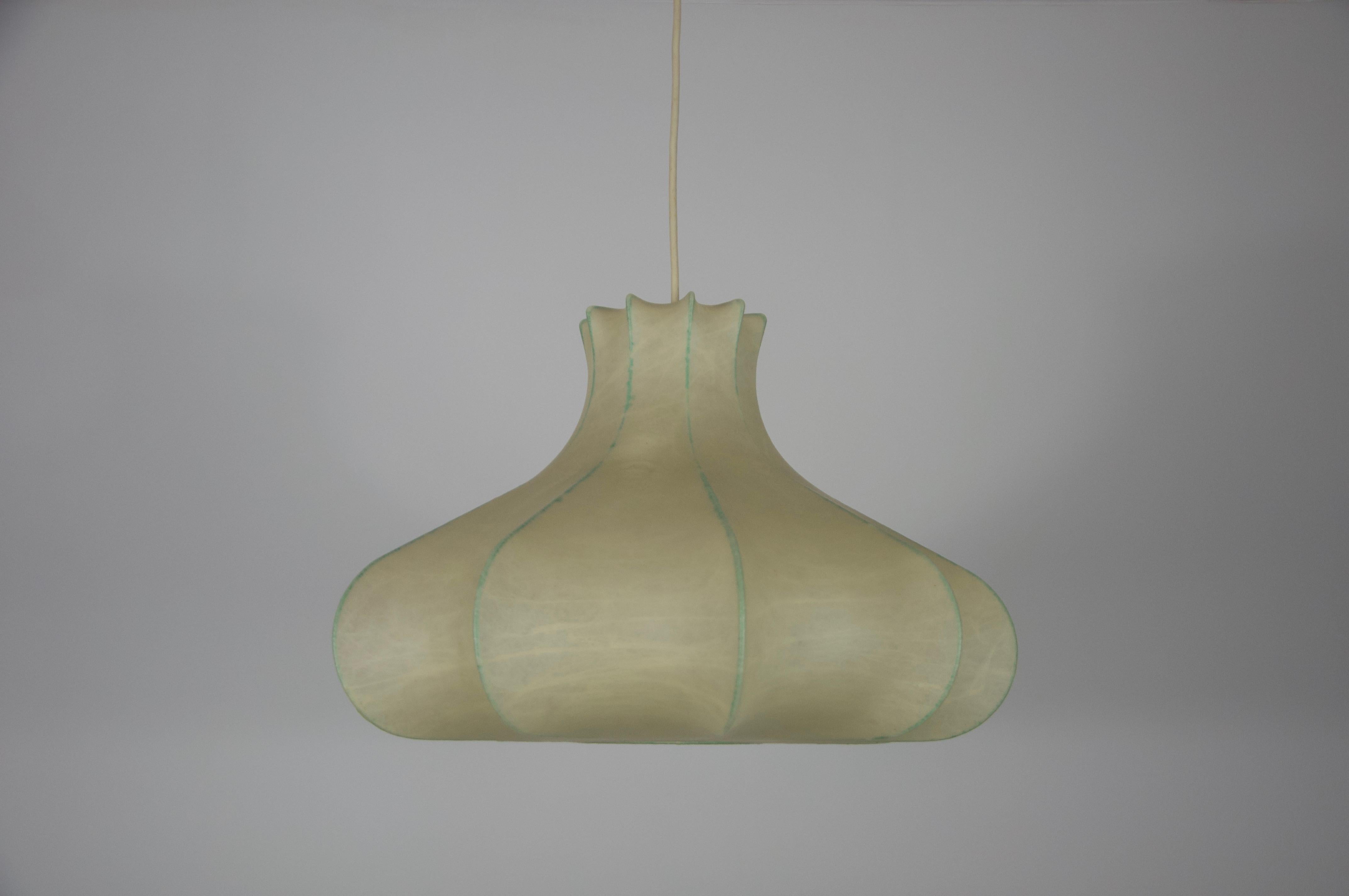 Midcentury Cocoon Pendant Light, 1960s, Italy 5
