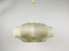 Midcentury Cocoon Pendant Light, 1960s, Italy