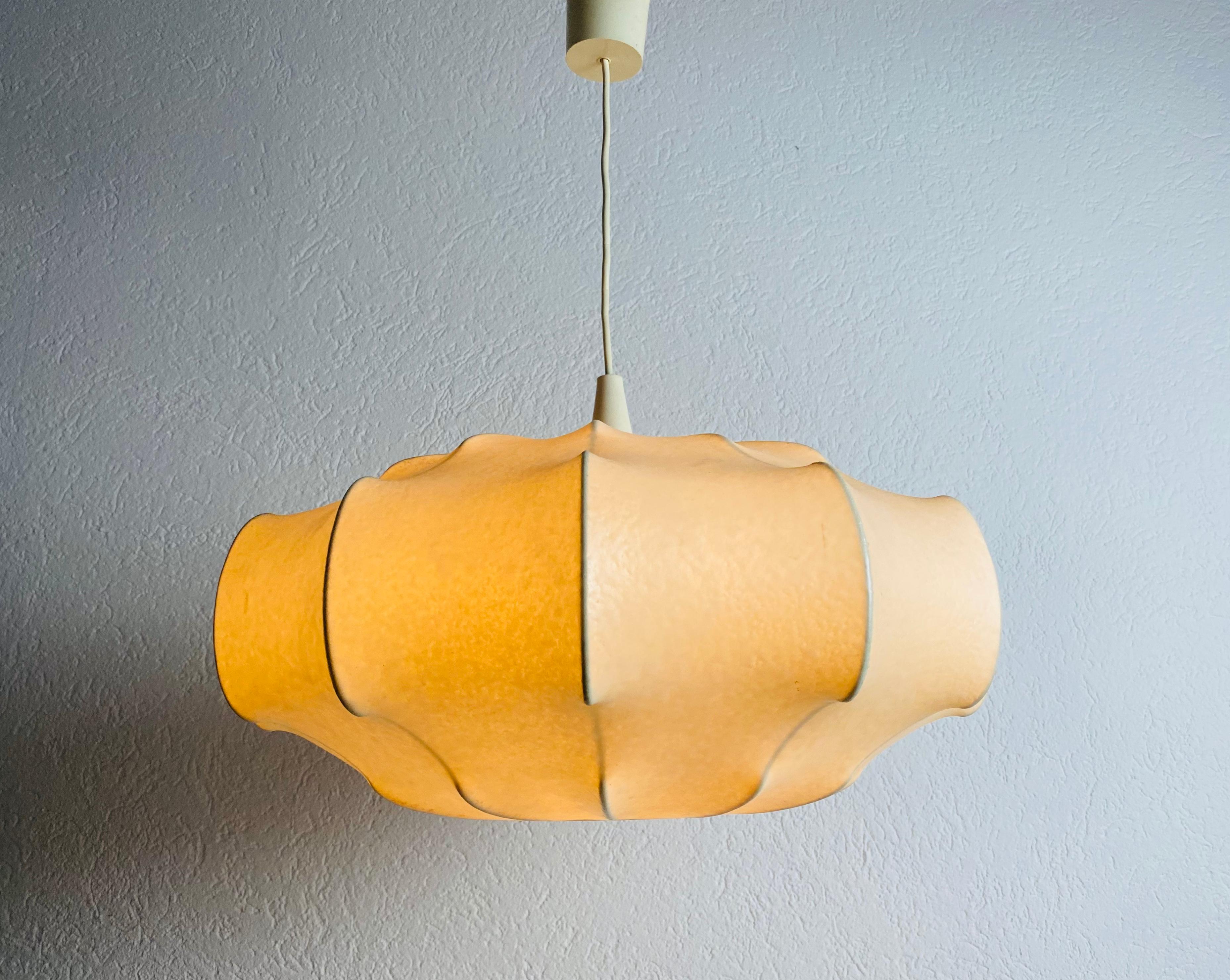Mid-Century Modern Midcentury Cocoon Pendant Light, 1960s, Italy