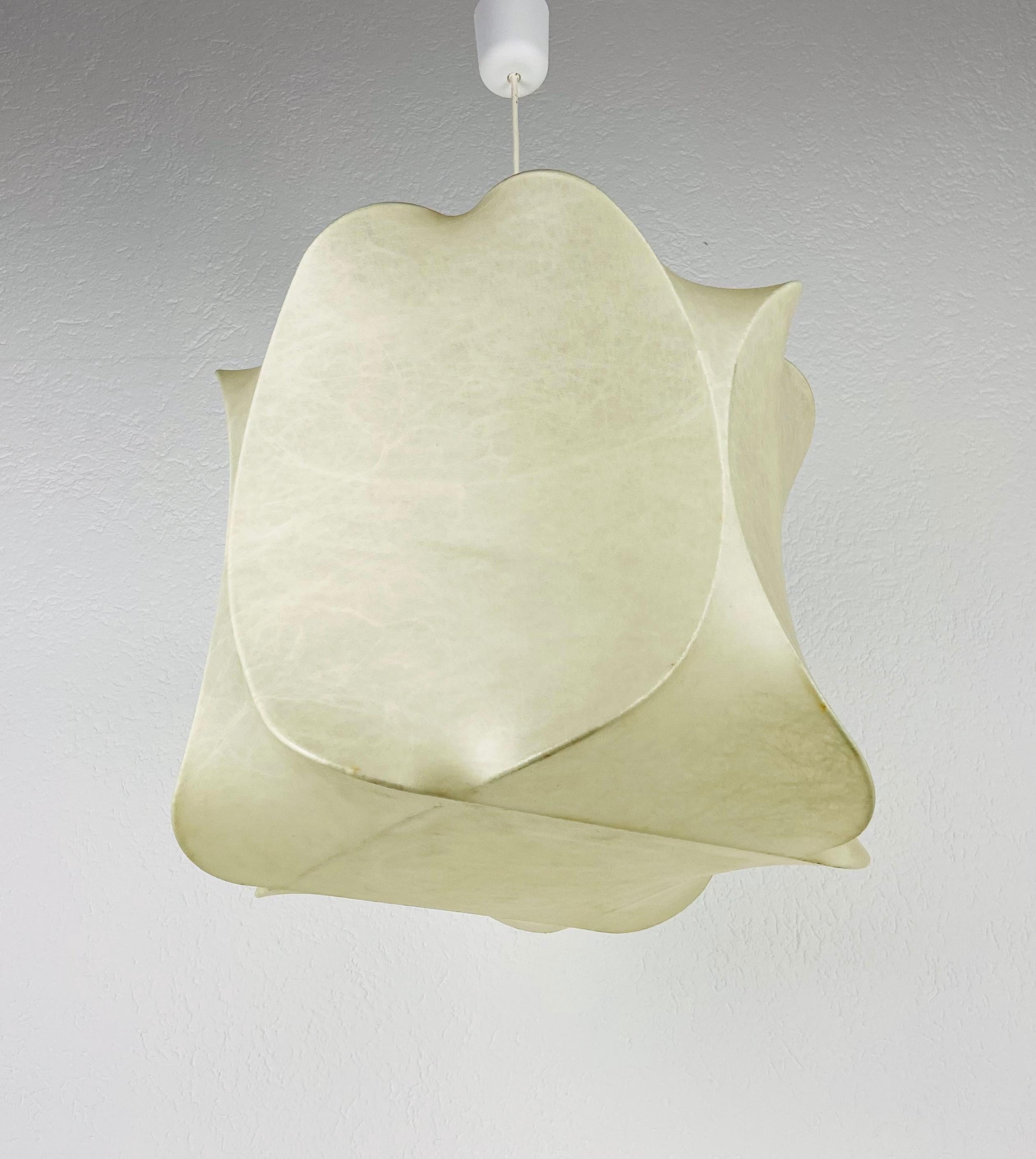 Mid-Century Modern Midcentury Cocoon Pendant Light, 1960s, Italy