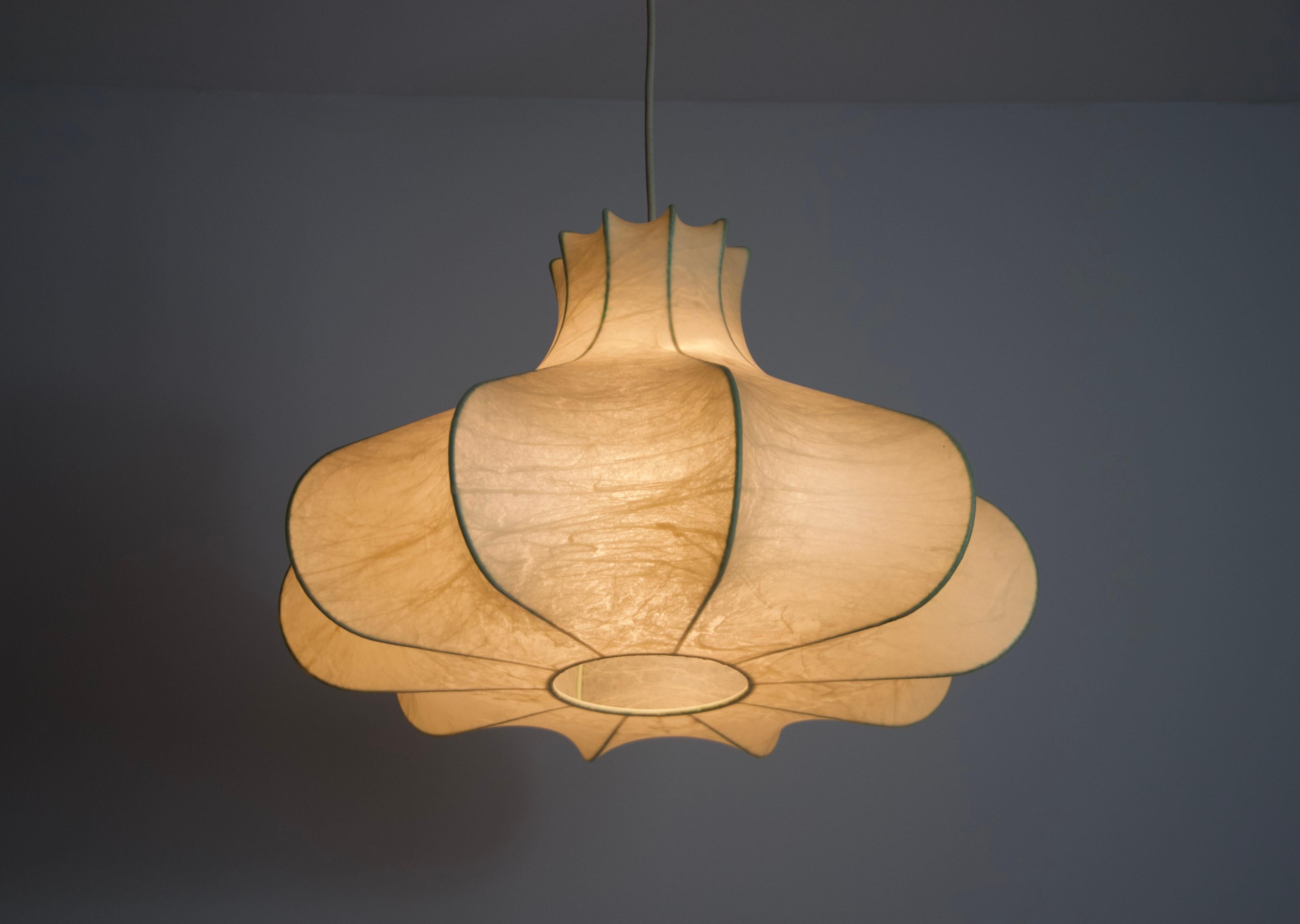 Mid-Century Modern Midcentury Cocoon Pendant Light, 1960s, Italy