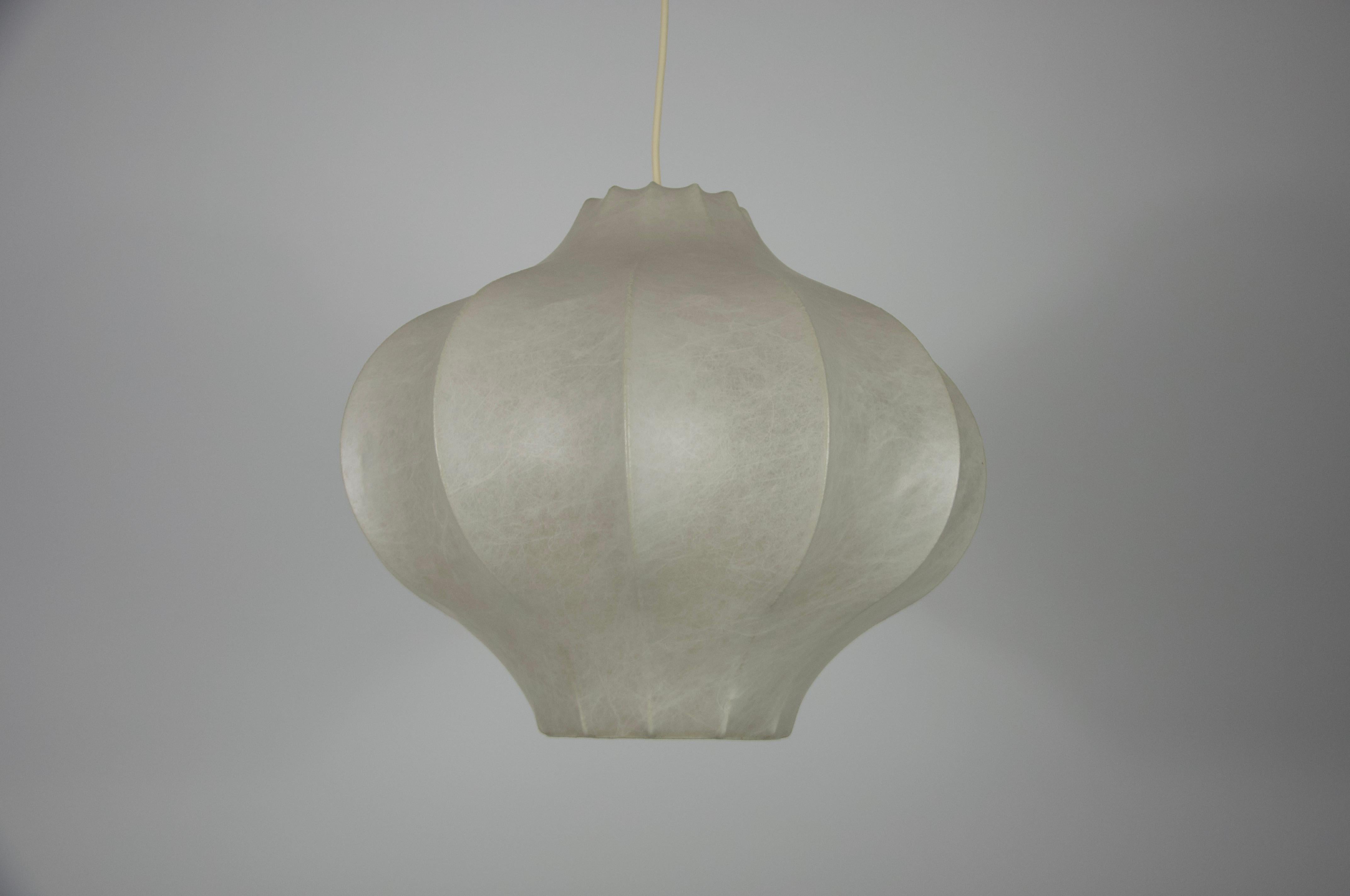 Mid-Century Modern Midcentury Cocoon Pendant Light, 1960s, Italy
