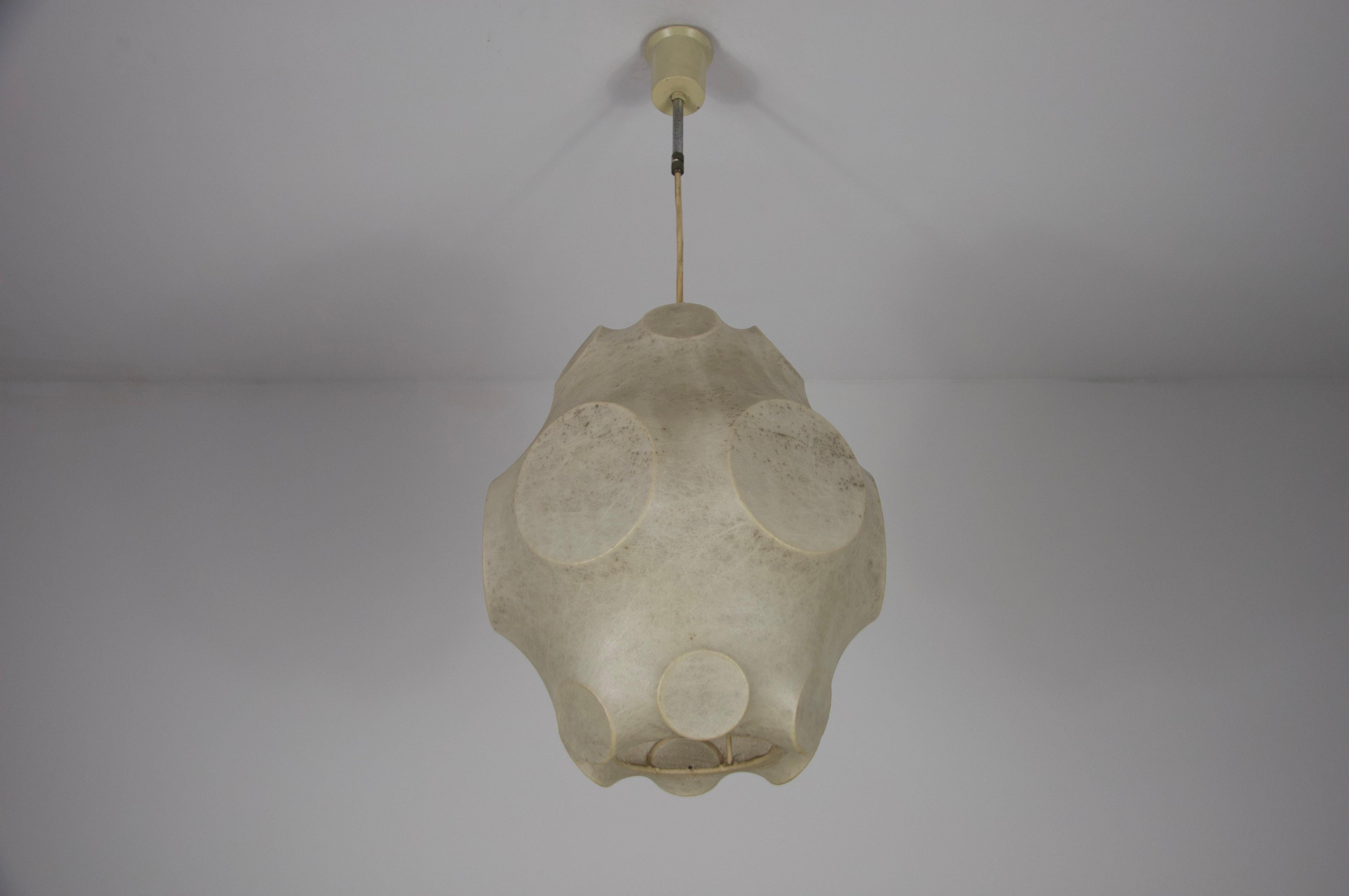 Mid-Century Modern Midcentury Cocoon Pendant Light, 1960s, Italy