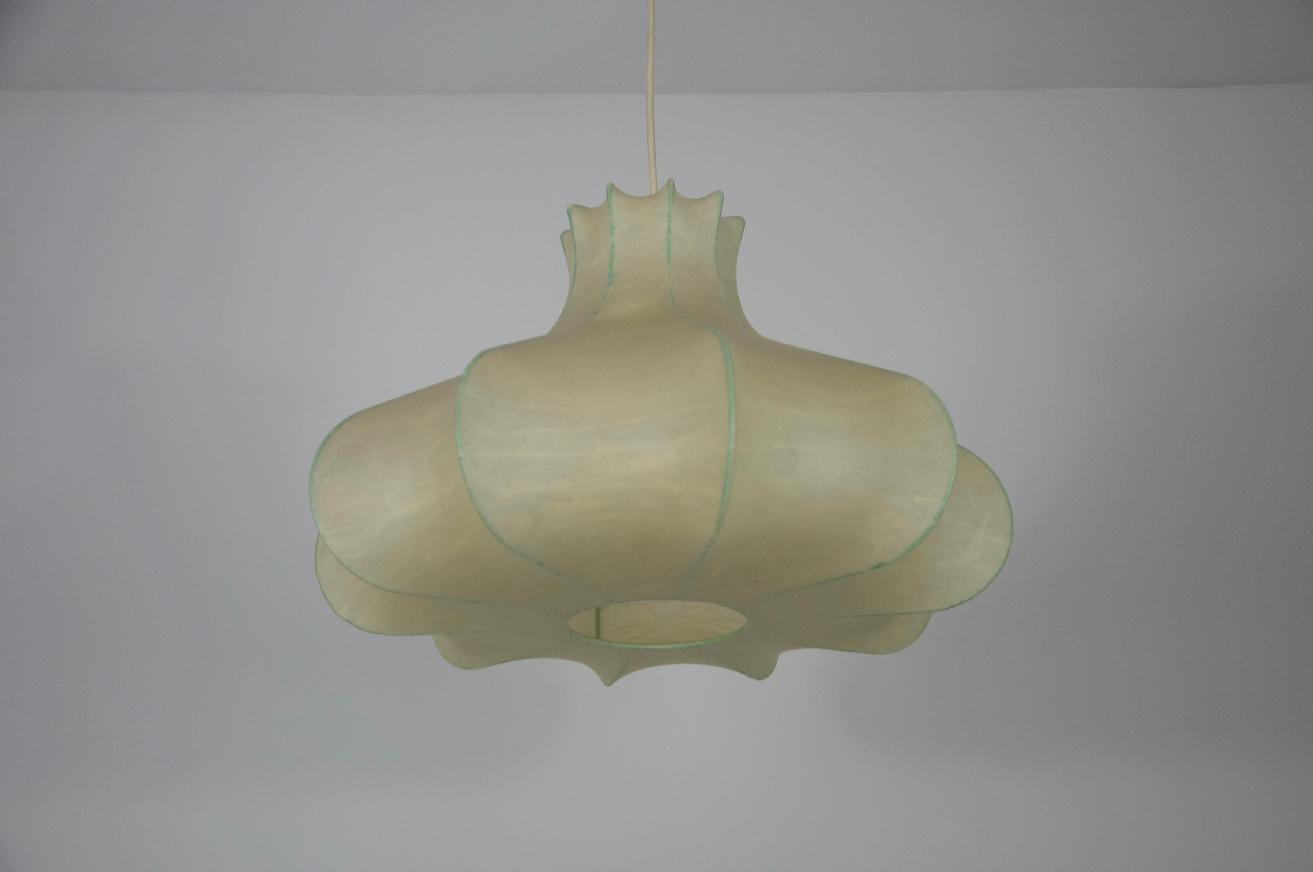 Mid-20th Century Midcentury Cocoon Pendant Light, 1960s, Italy