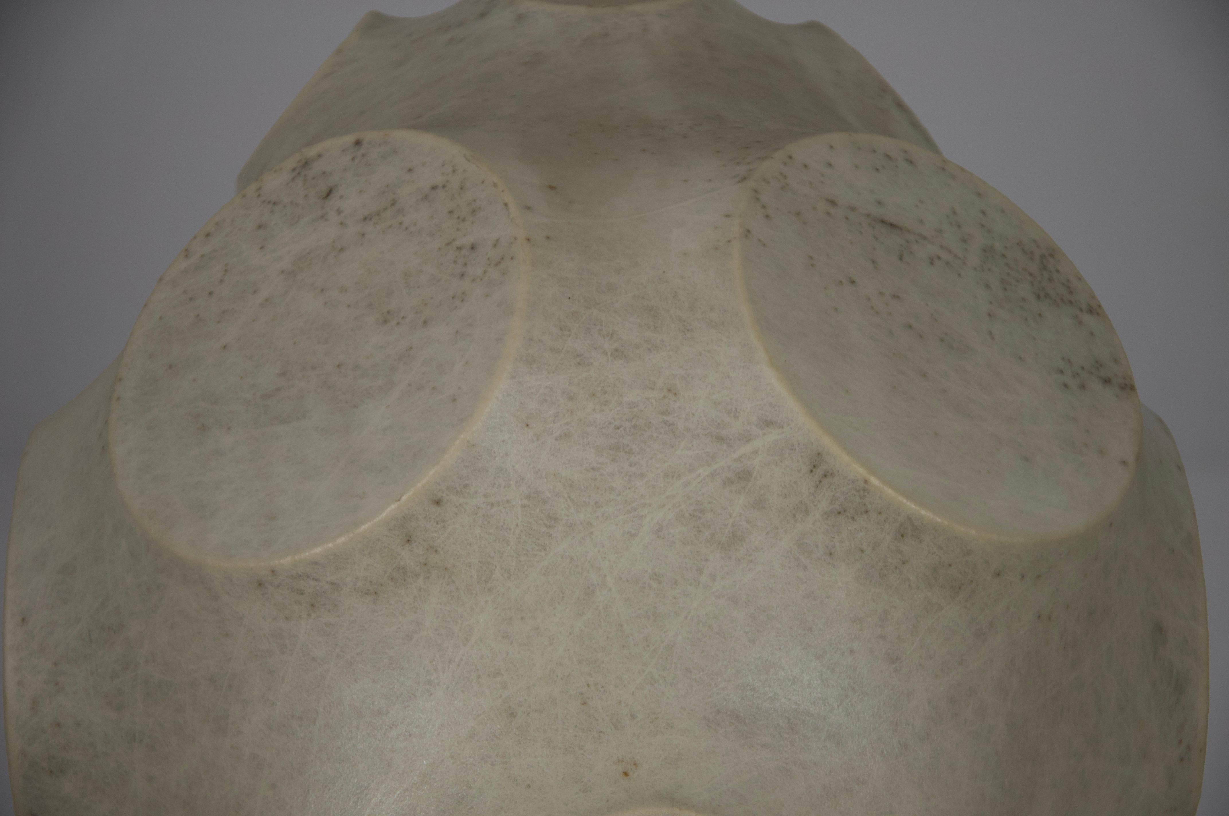 Resin Midcentury Cocoon Pendant Light, 1960s, Italy