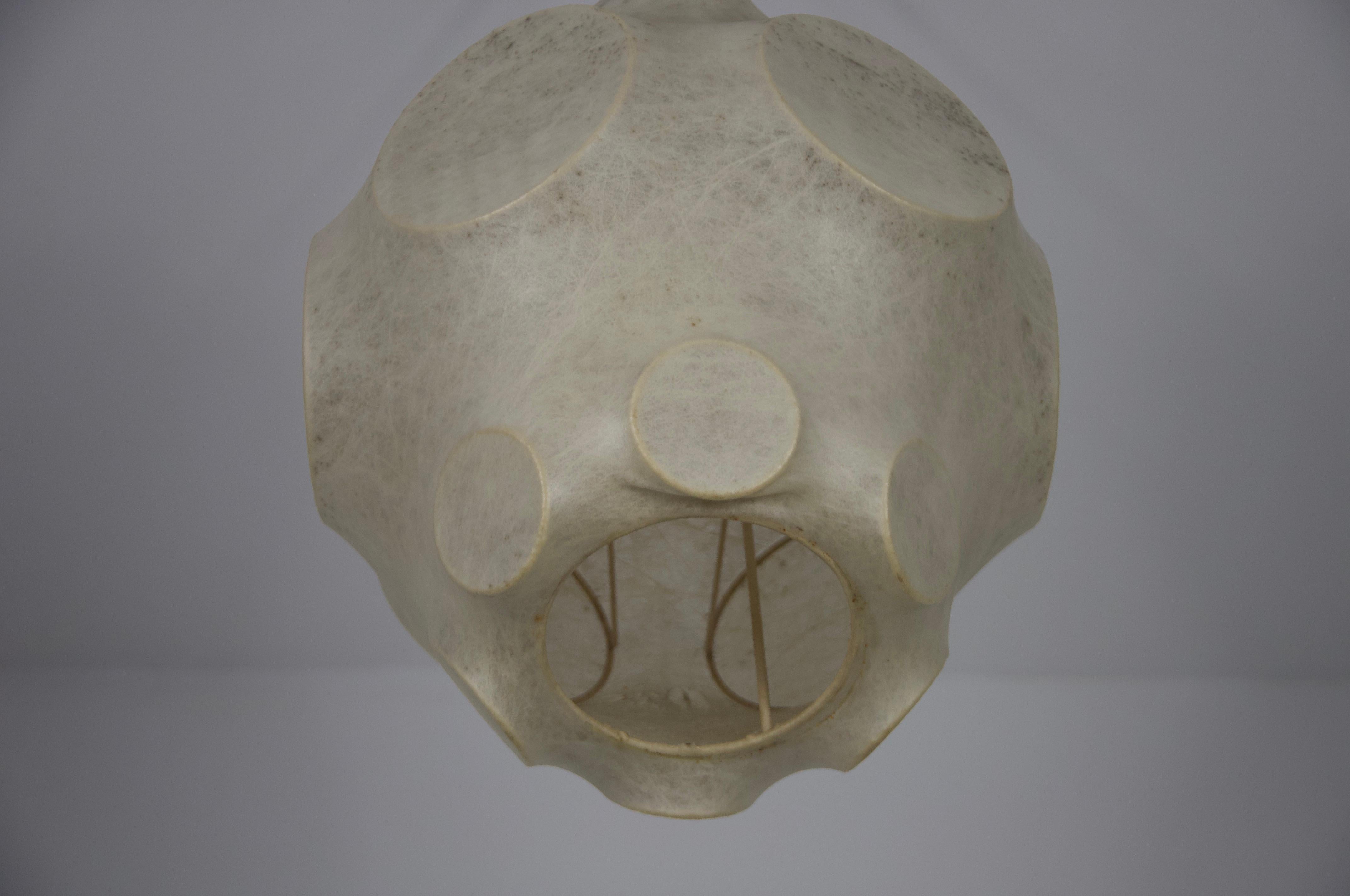 Midcentury Cocoon Pendant Light, 1960s, Italy 1