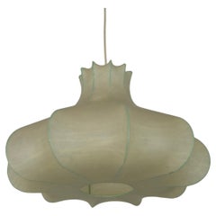 Midcentury Cocoon Pendant Light, 1960s, Italy