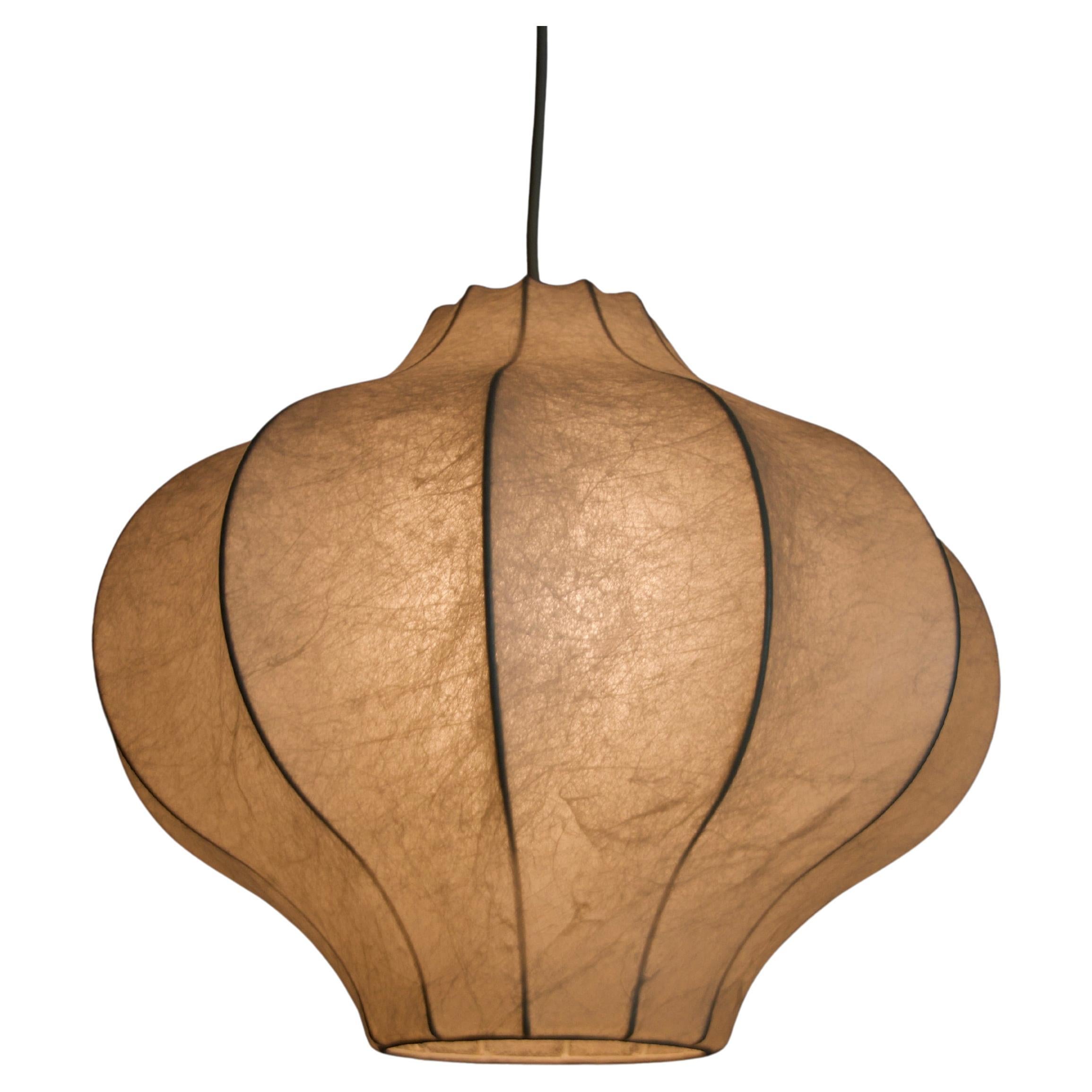 Midcentury Cocoon Pendant Light, 1960s, Italy