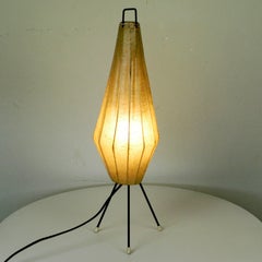 Midcentury Cocoon Tripod Table Lamp by H. Klingele for Artimeta