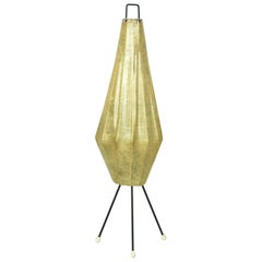 Midcentury Cocoon Tripod Table Lamp by H. Klingele for Artimeta