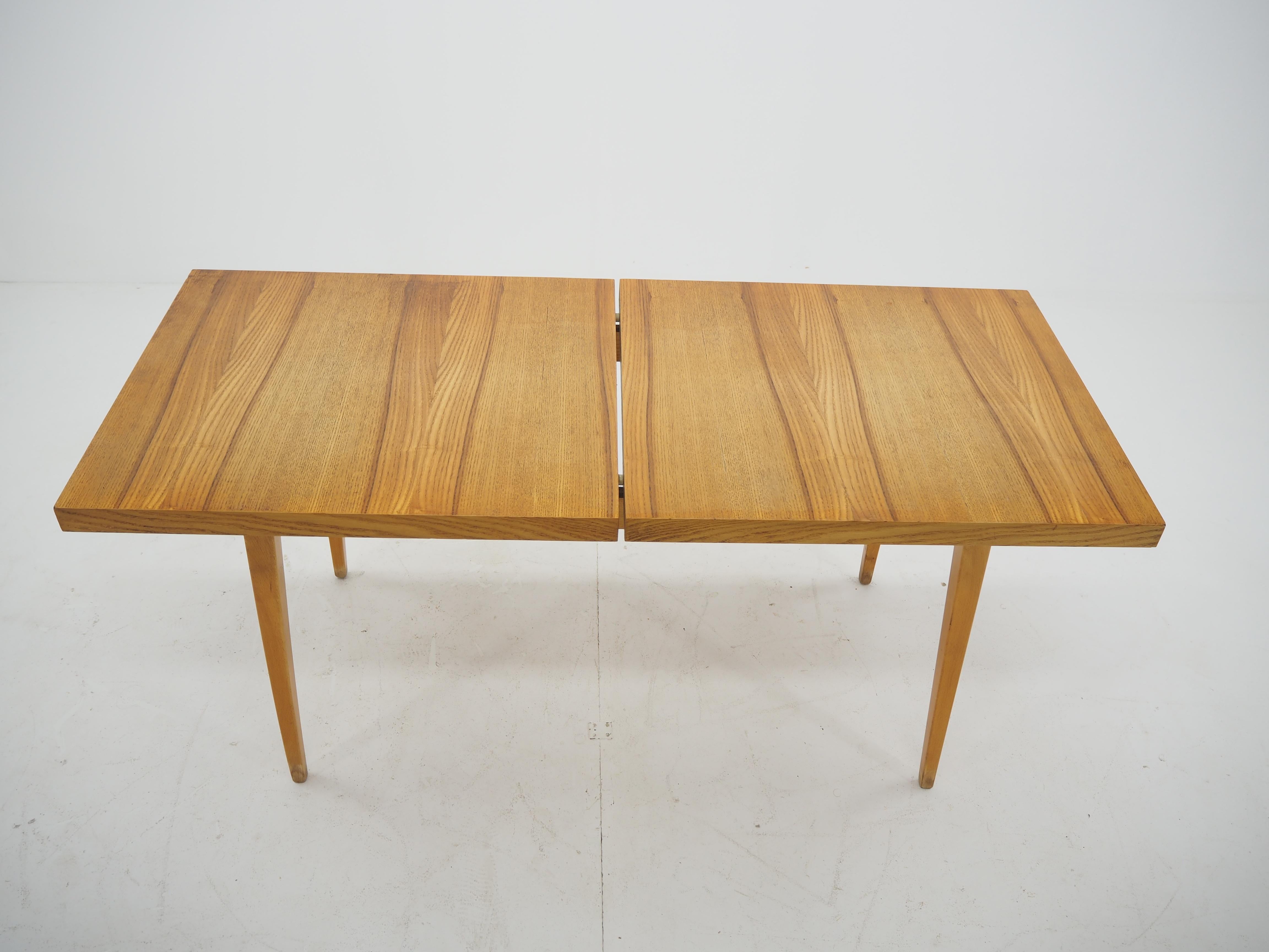 Wood Midcentury Coffe Table, by Jitona, Czechoslovakia, 1970s For Sale