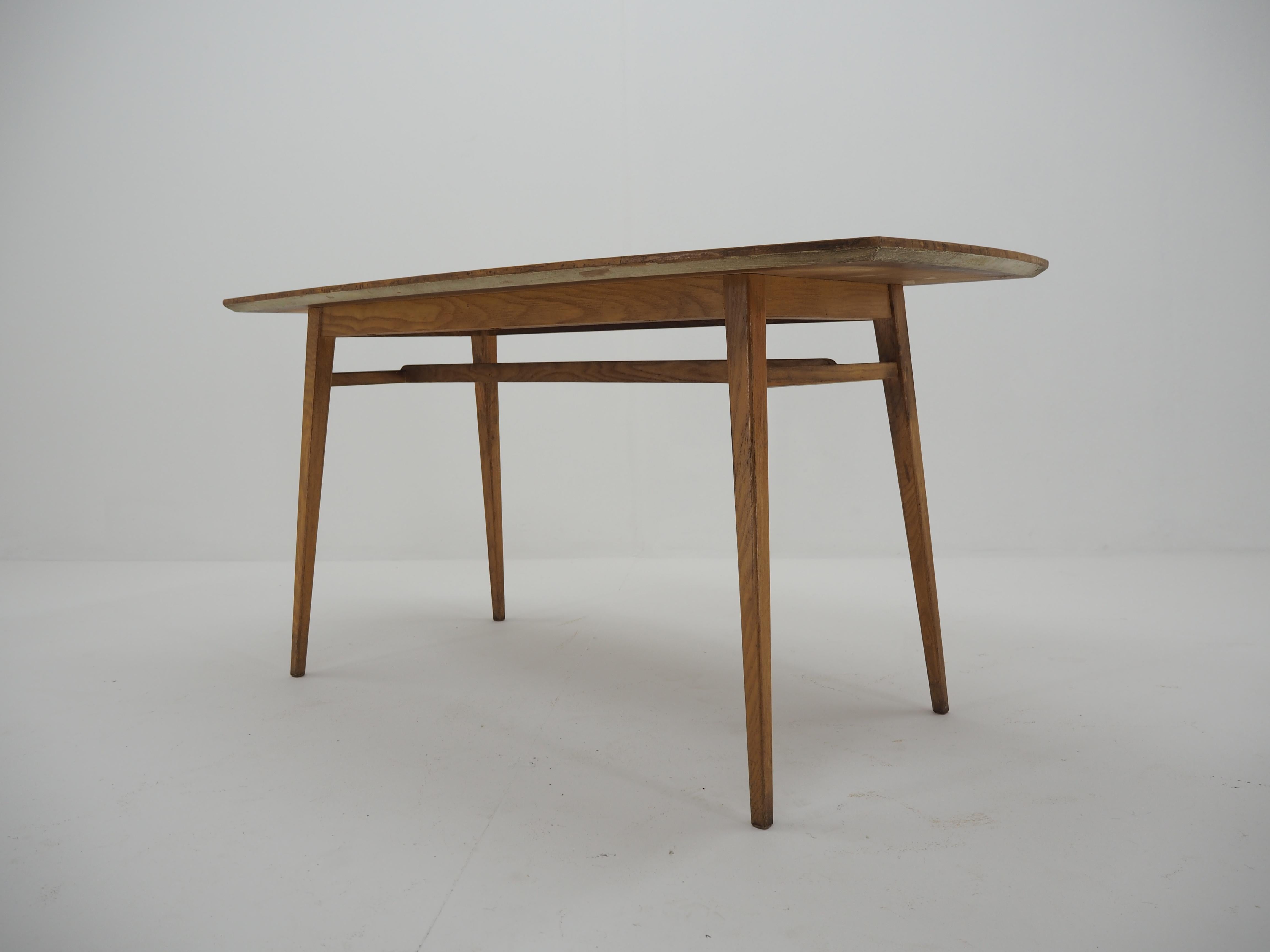 Wood Midcentury Coffee Table, by Tatra Pravenec, Czechoslovakia, 1960s
