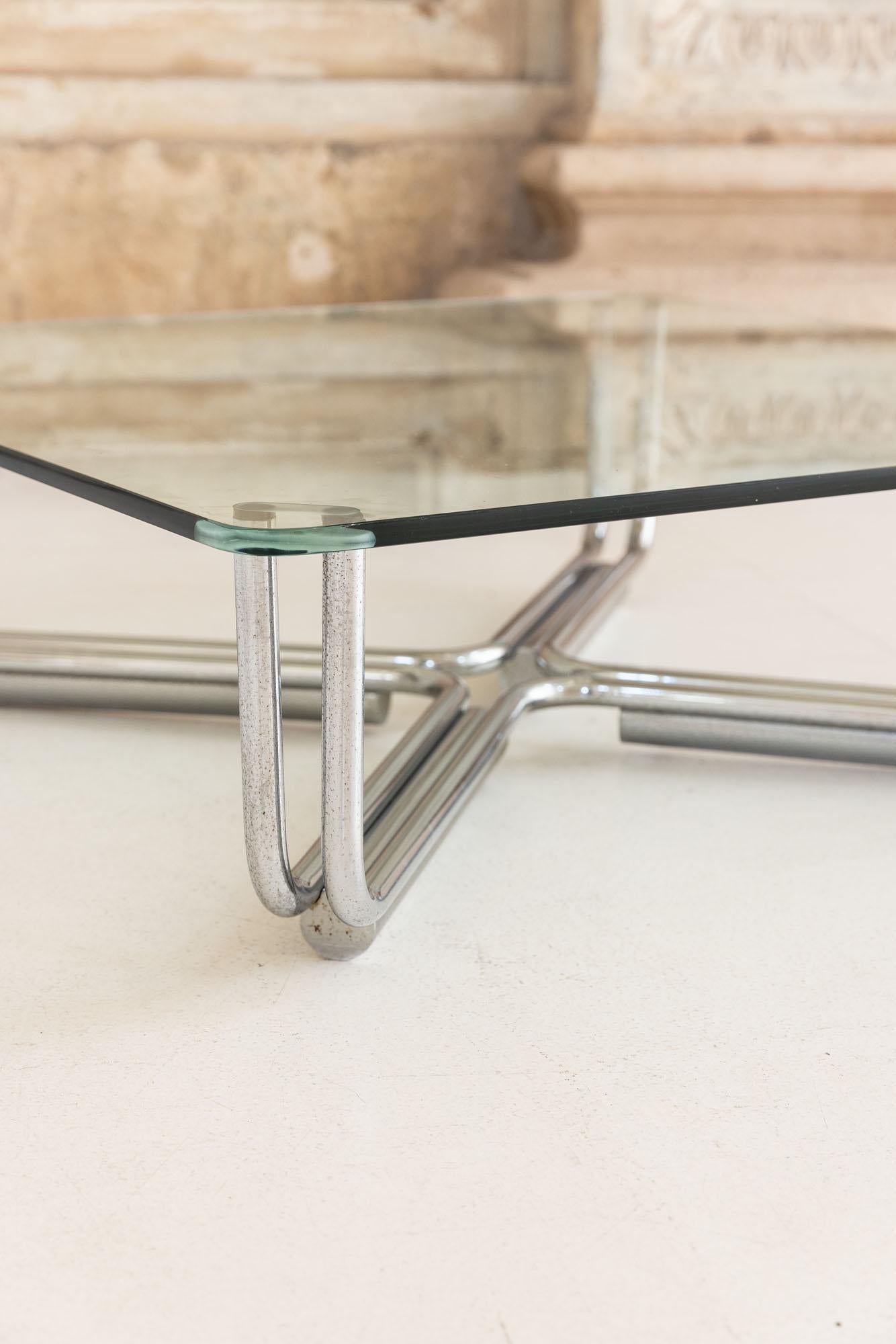 Midcentury coffe table mod. 784 by Gianfranco Frattini for Cassina, Italy 1968  For Sale 2