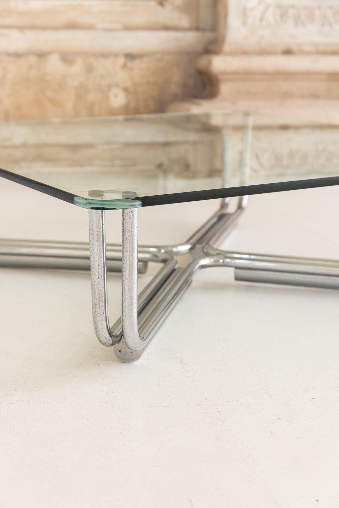 Mesa de café de mediados de siglo mod. 784 de Gianfranco Frattini para Cassina, Italia 1968 en venta 1
