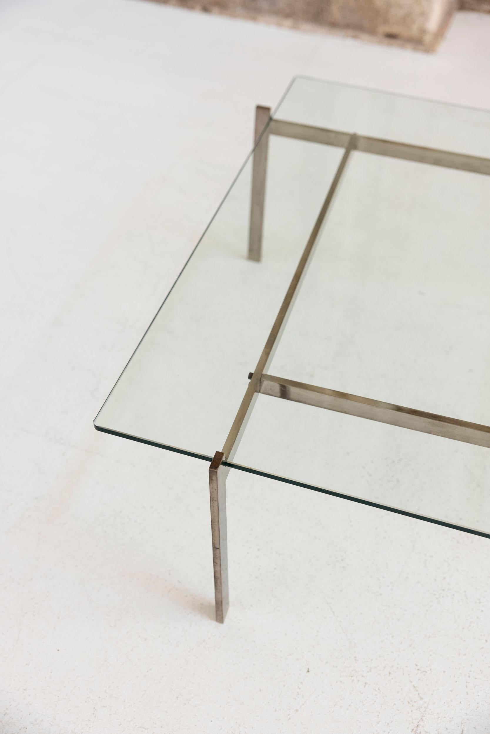 Danish Midcentury coffe table mod. Pk61 by Poul Kjærholm for Fritz Hansen For Sale