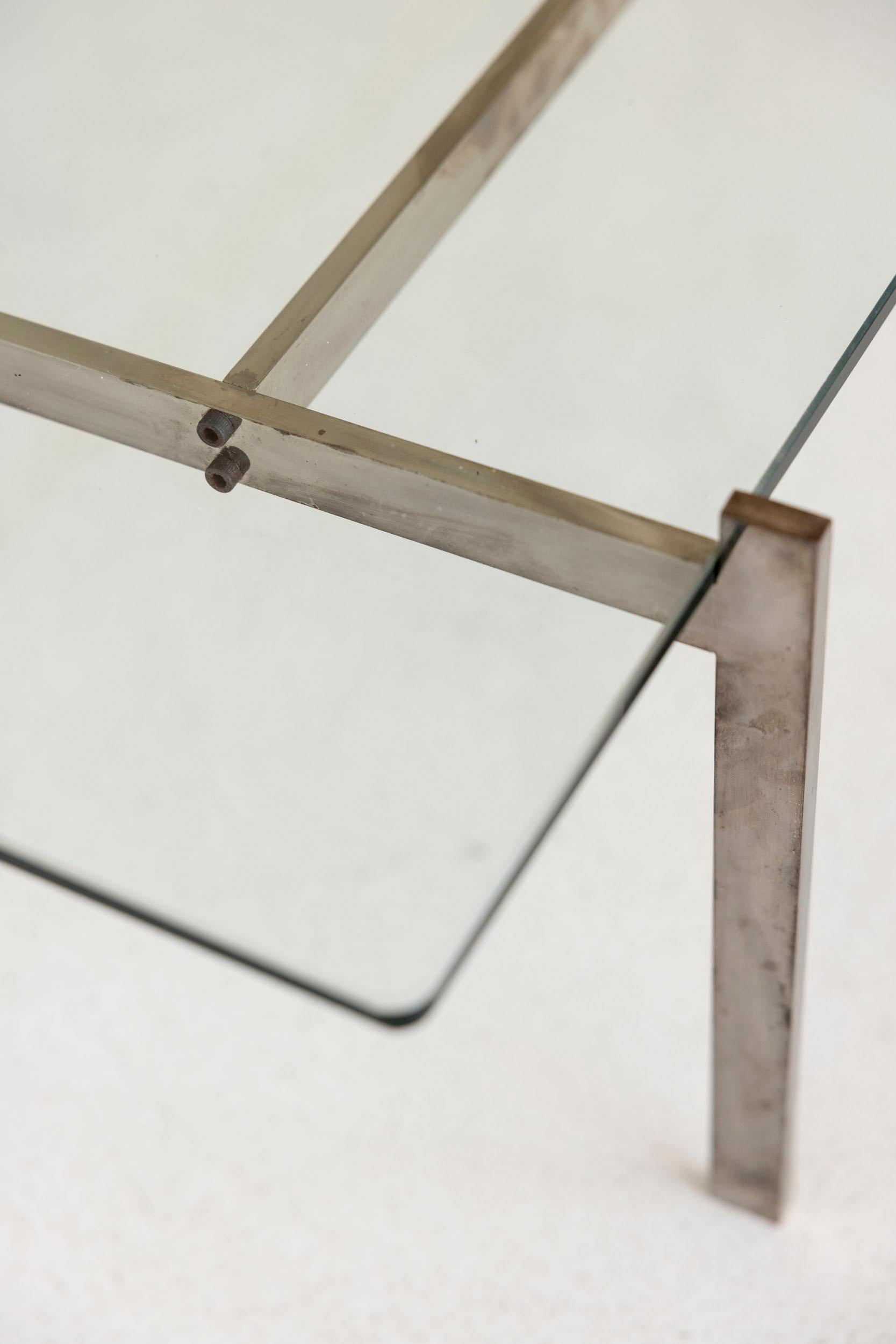 Midcentury coffe table mod. Pk61 by Poul Kjærholm for Fritz Hansen For Sale 2