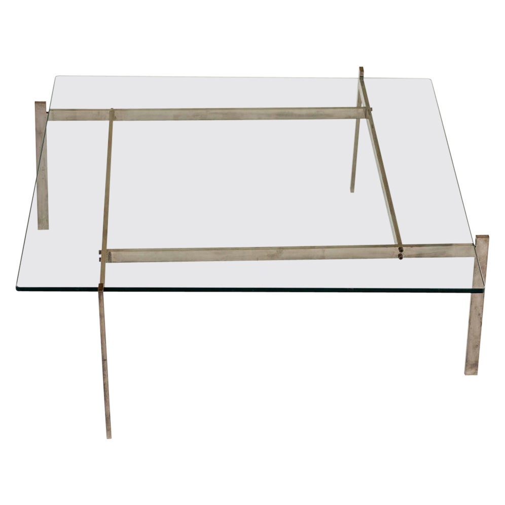 Mesa de café de mediados de siglo mod. Pk61 de Poul Kjærholm para Fritz Hansen en venta