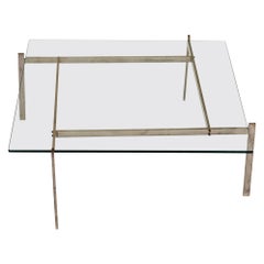 Midcentury coffe table mod. Pk61 by Poul Kjærholm for Fritz Hansen