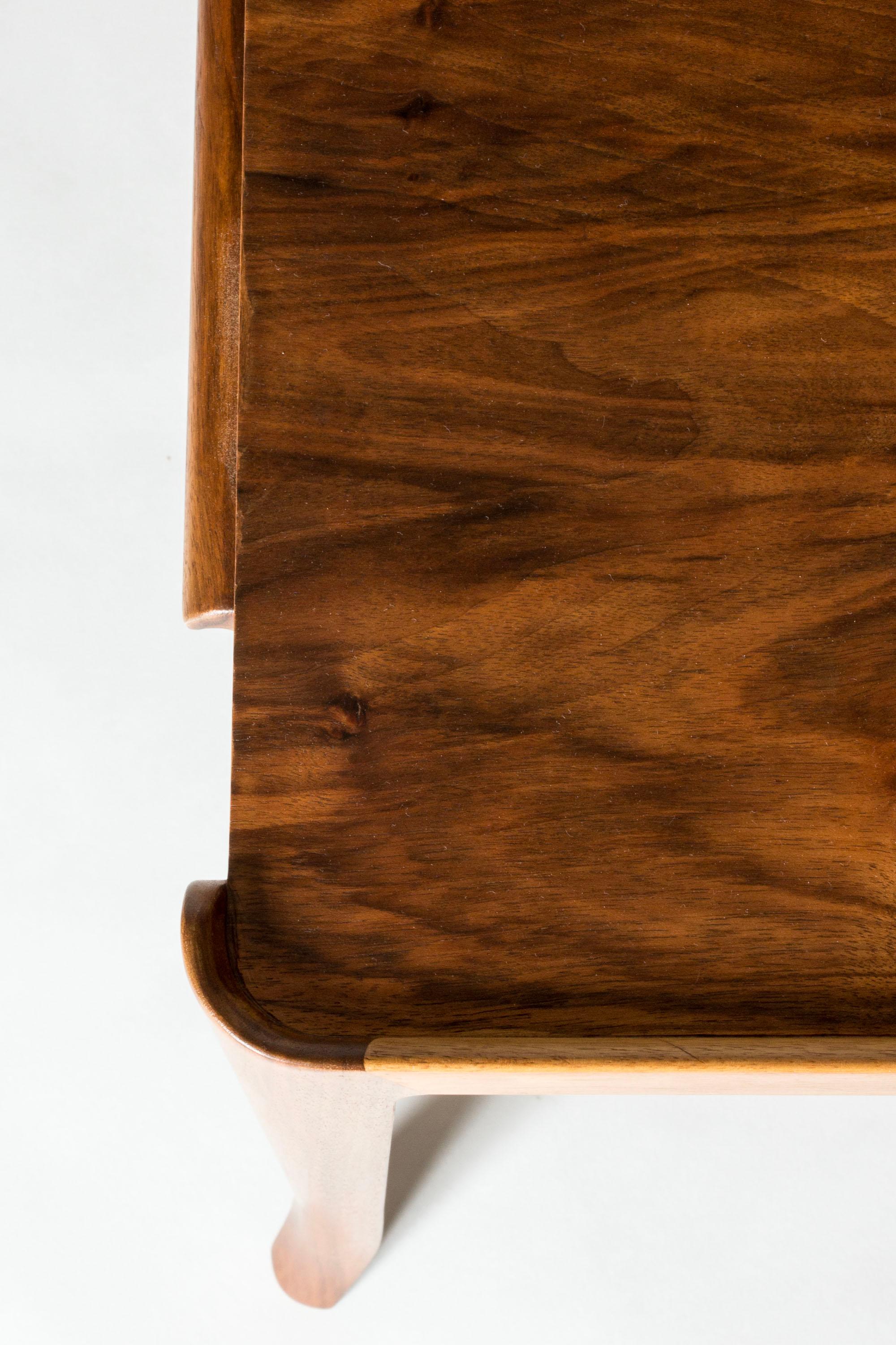 Mid-20th Century Midcentury Coffee Table by Alfred Kvarnholt, Sweden, 1940s For Sale