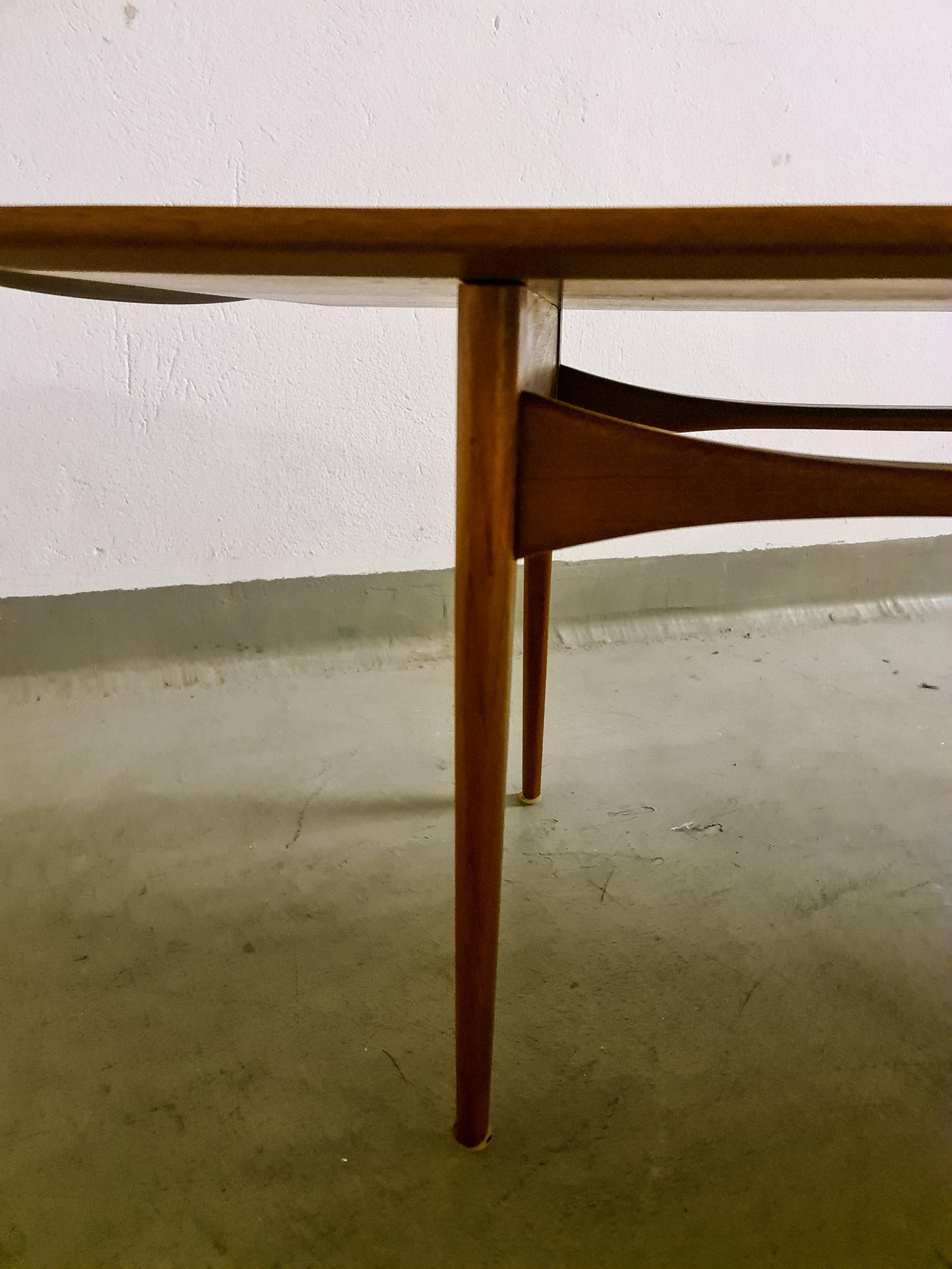 Midcentury Coffee Table by Kindt-Larsen for France and Daverkosen Denmark, 1960s For Sale 7