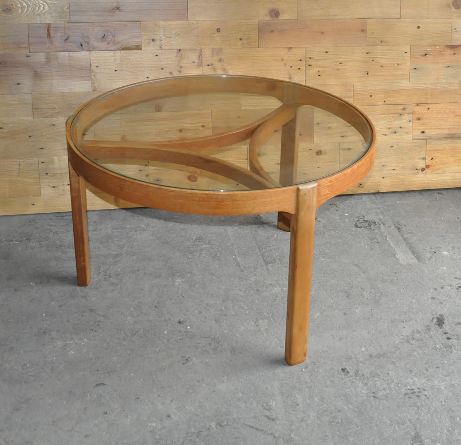 Stained Midcentury Coffee Table by Nathan, 1960s For Sale
