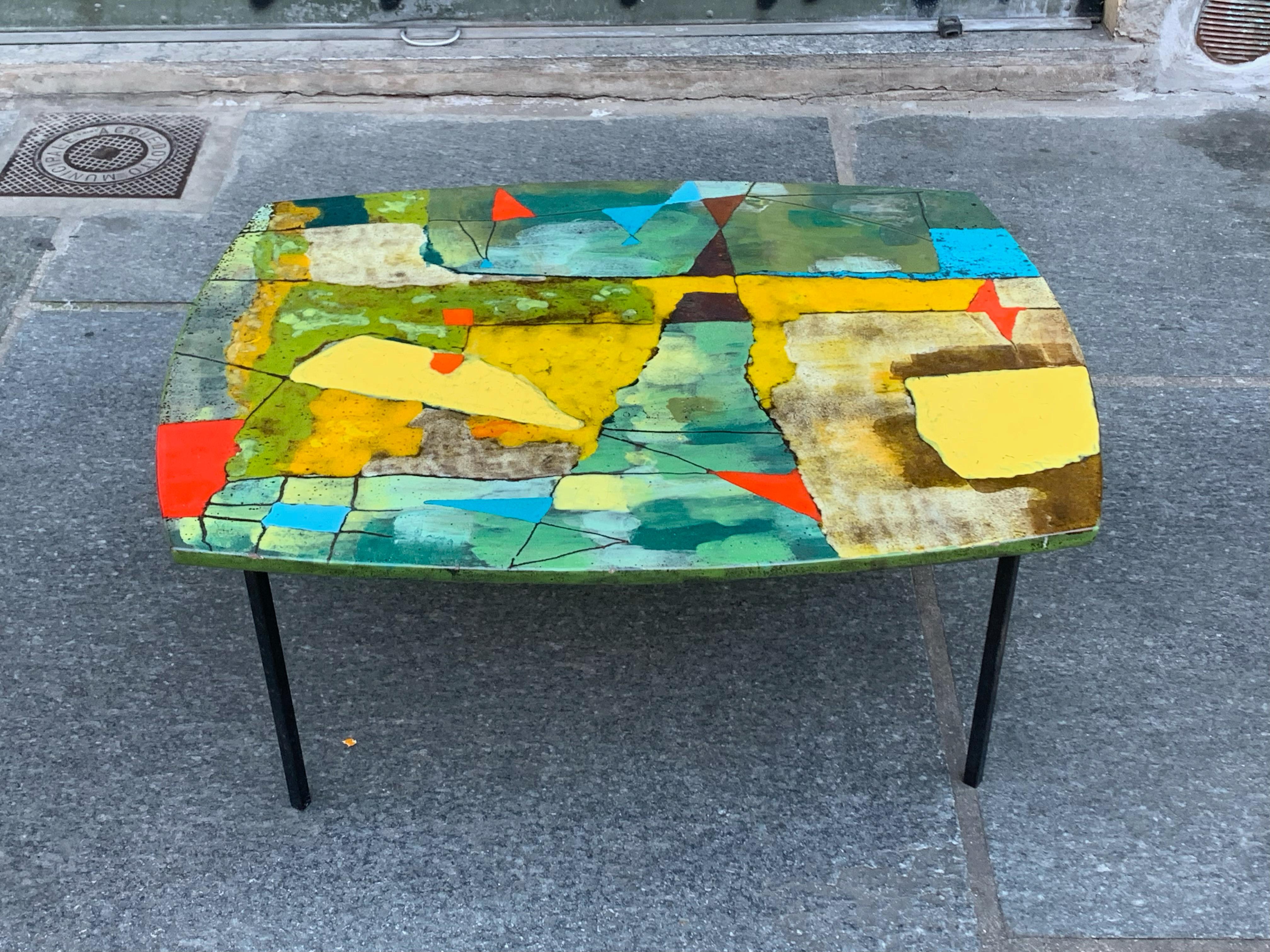 Modern Midcentury Coffee Table by Victor Cerrato