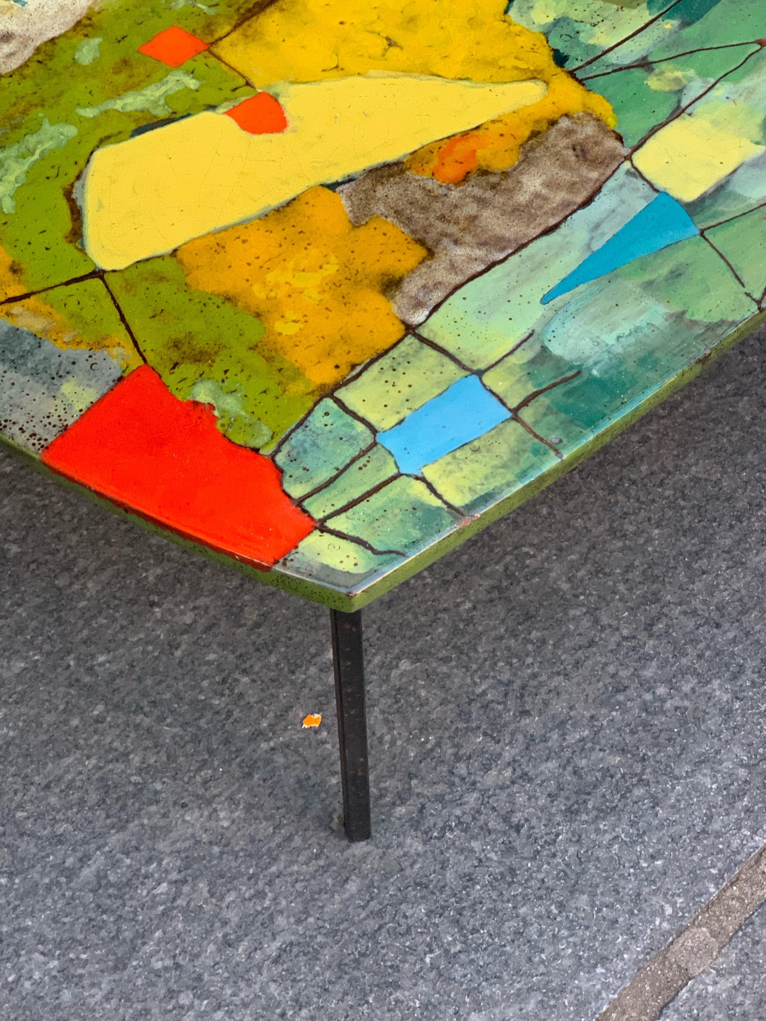 Midcentury Coffee Table by Victor Cerrato In Good Condition In Milan, Italy