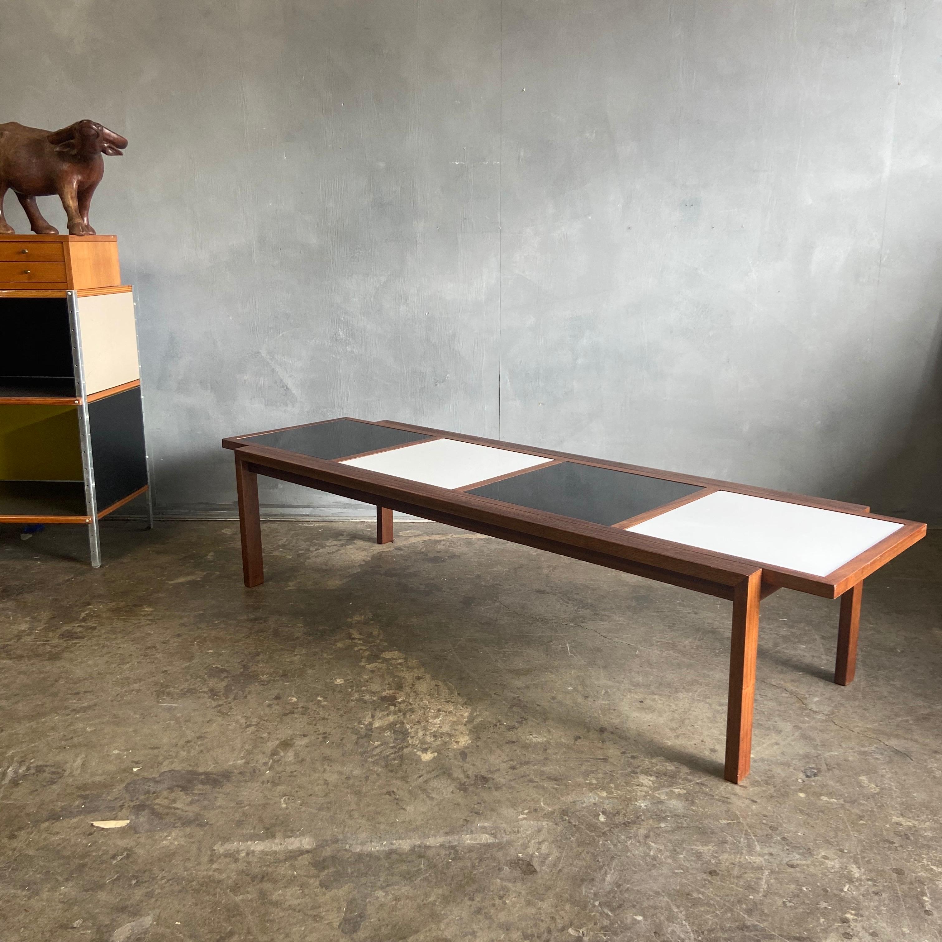 Glass Midcentury Coffee Table by Widdicomb