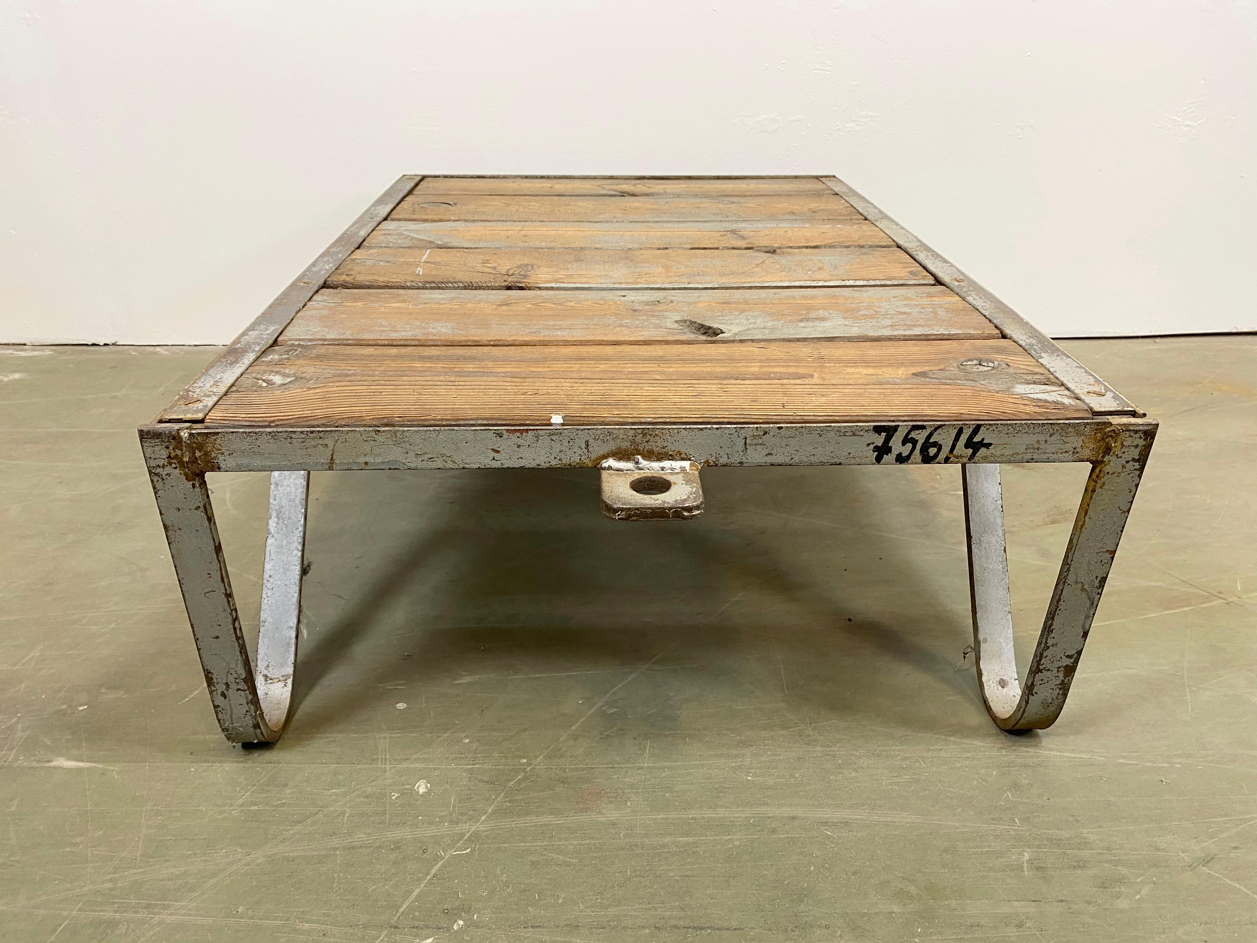 Midcentury Coffee Table Cart, 1950s 2