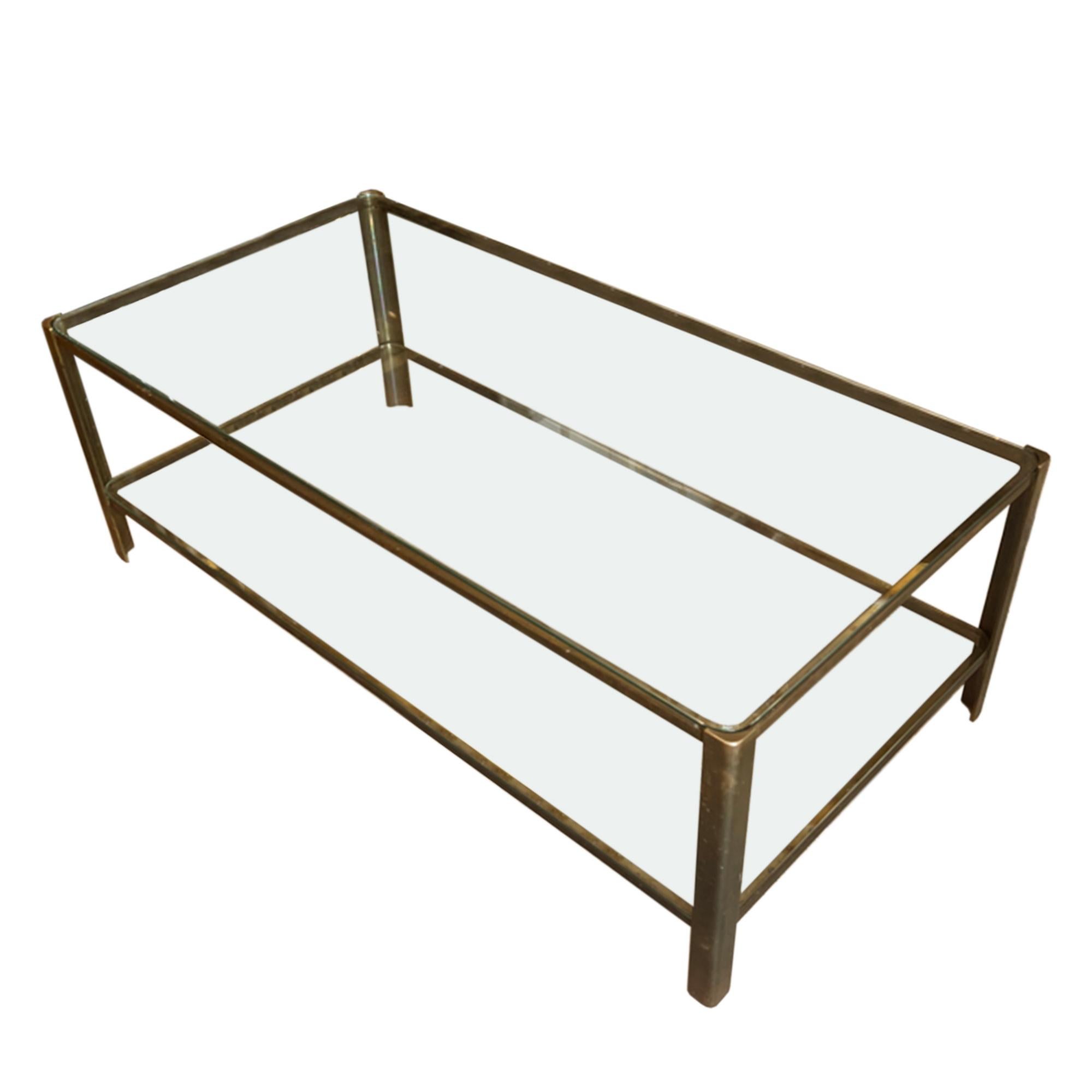 Mid-Century Modern Midcentury Coffee Table Designed by Jacques Théophile Lepelletier