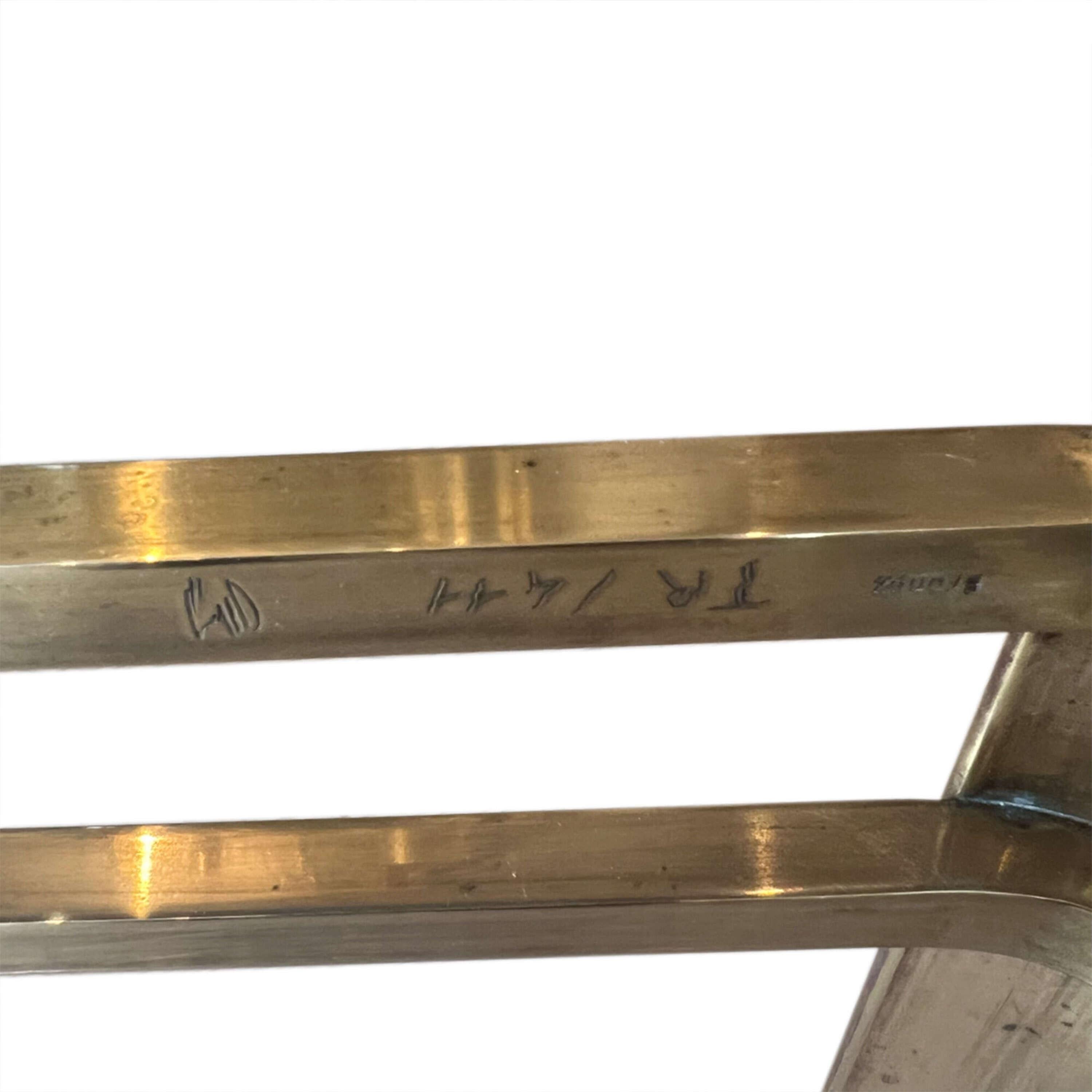 Midcentury Coffee Table Designed By Jacques Théophile Lepelletier, Single Tier Bon état - En vente à London, GB