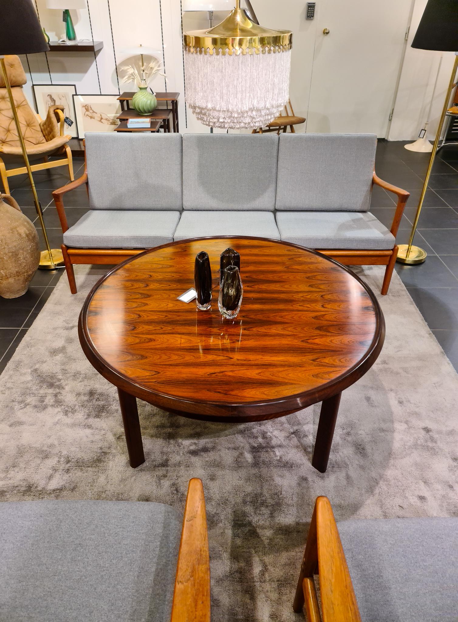 Midcentury Coffee Table Rosewood 