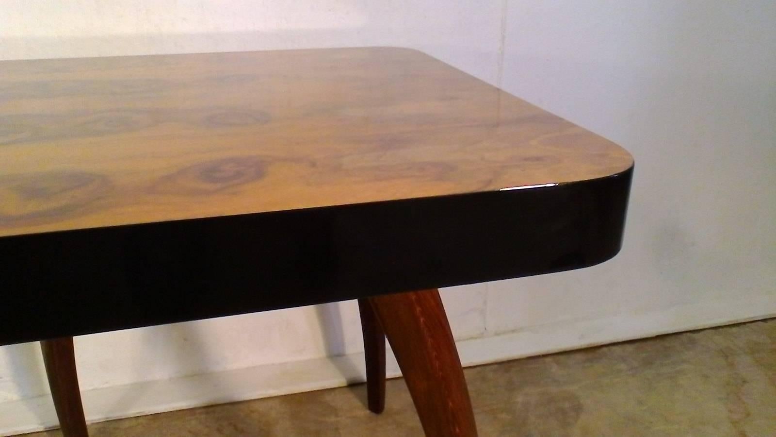 Midcentury Coffee Table, Spider, Design by Jindrich Halabala, 1930 In Good Condition For Sale In Praha, CZ