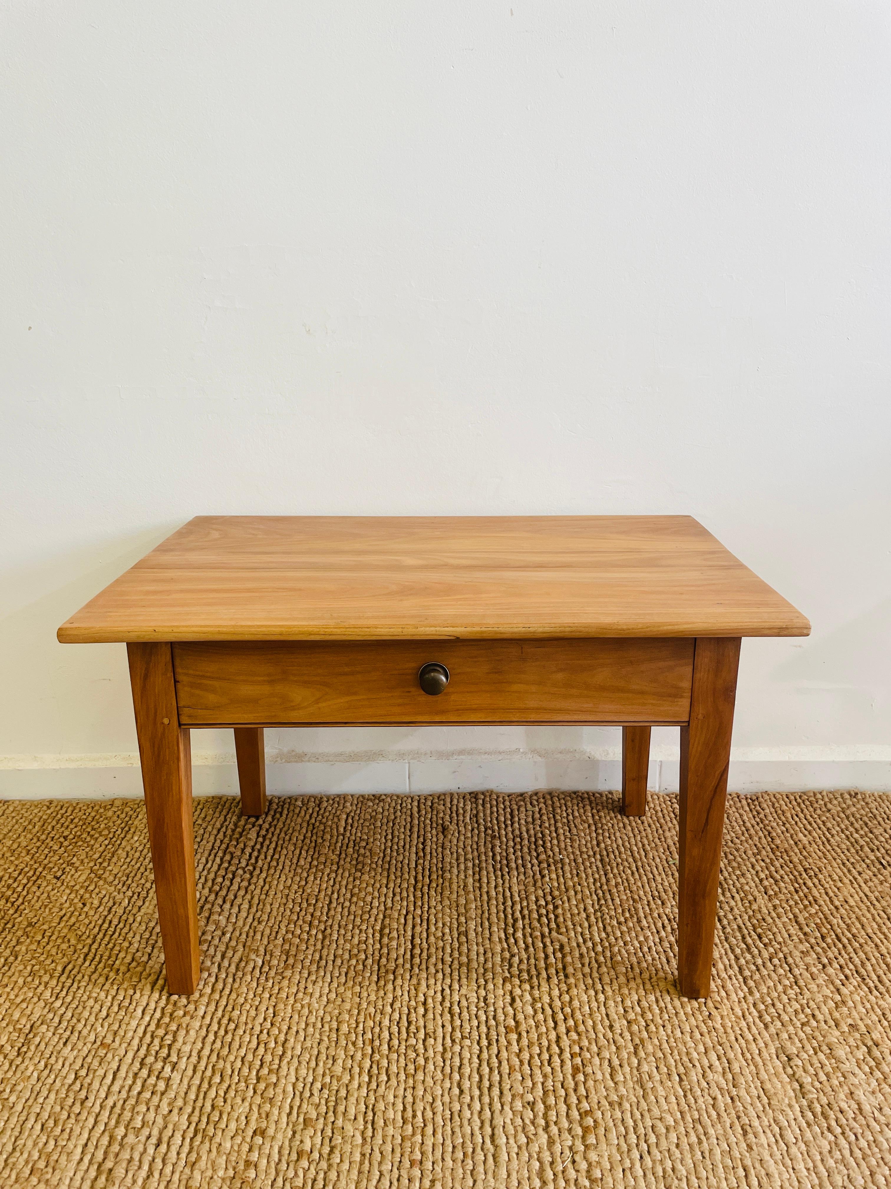 midcentury low table with nice patina perfect as coffee table or side table