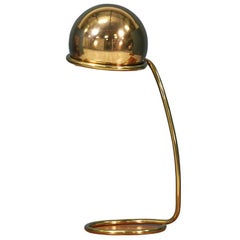 Midcentury Coiled Brass Desk Lamp