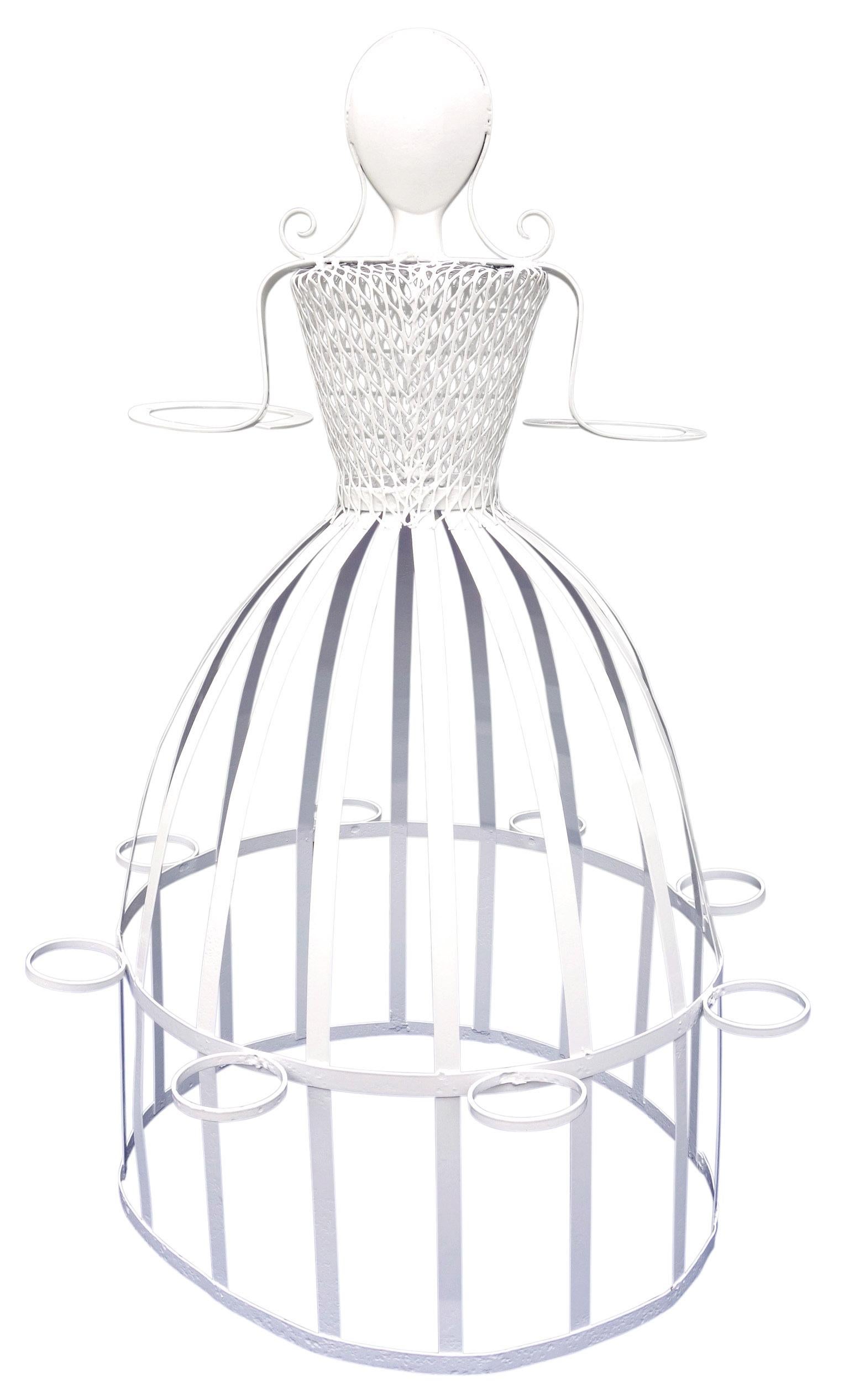 Acier Sculpture de milieu de siècle Colette Gueden Plant Stand en vente