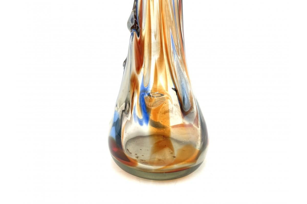 Glass vase produced by the Ząbkowice manufacturer in the 1960s in Poland.

Very good condition

Height 41 cm / diameter 11 cm