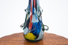 Midcentury Colorful Vase, Poland, 1960s