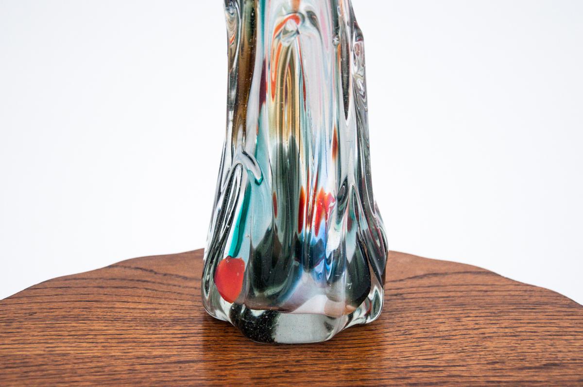 Mid-Century Modern Midcentury Colorful Vase, Poland, 1960s