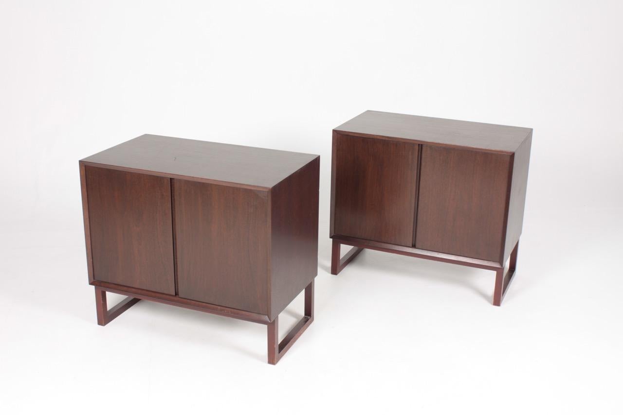 Midcentury Commode and Two Cabinets in Mahogany by Cado, Made in Denmark, 1960s 5