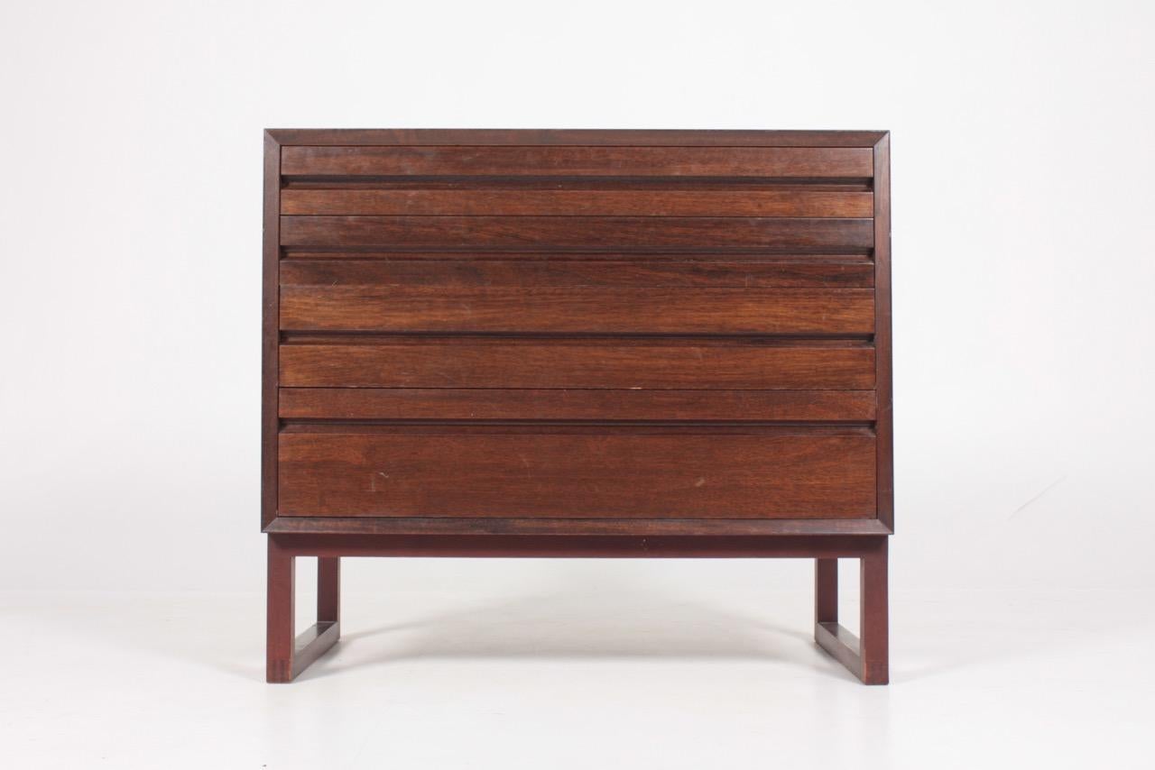 Midcentury Commode and Two Cabinets in Mahogany by Cado, Made in Denmark, 1960s In Good Condition In Lejre, DK