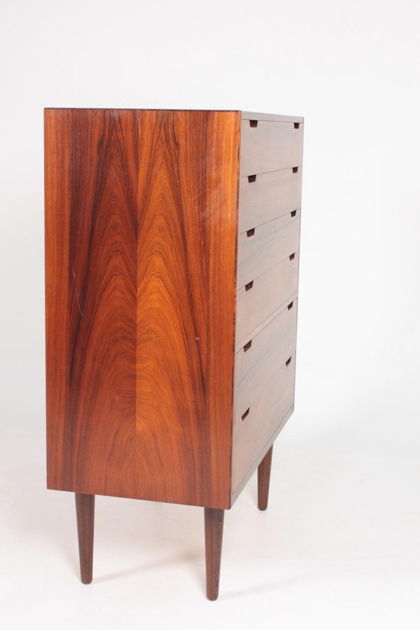 Midcentury Commode in Rosewood by Svend Langkilde, 1960s Danish Design For Sale 5