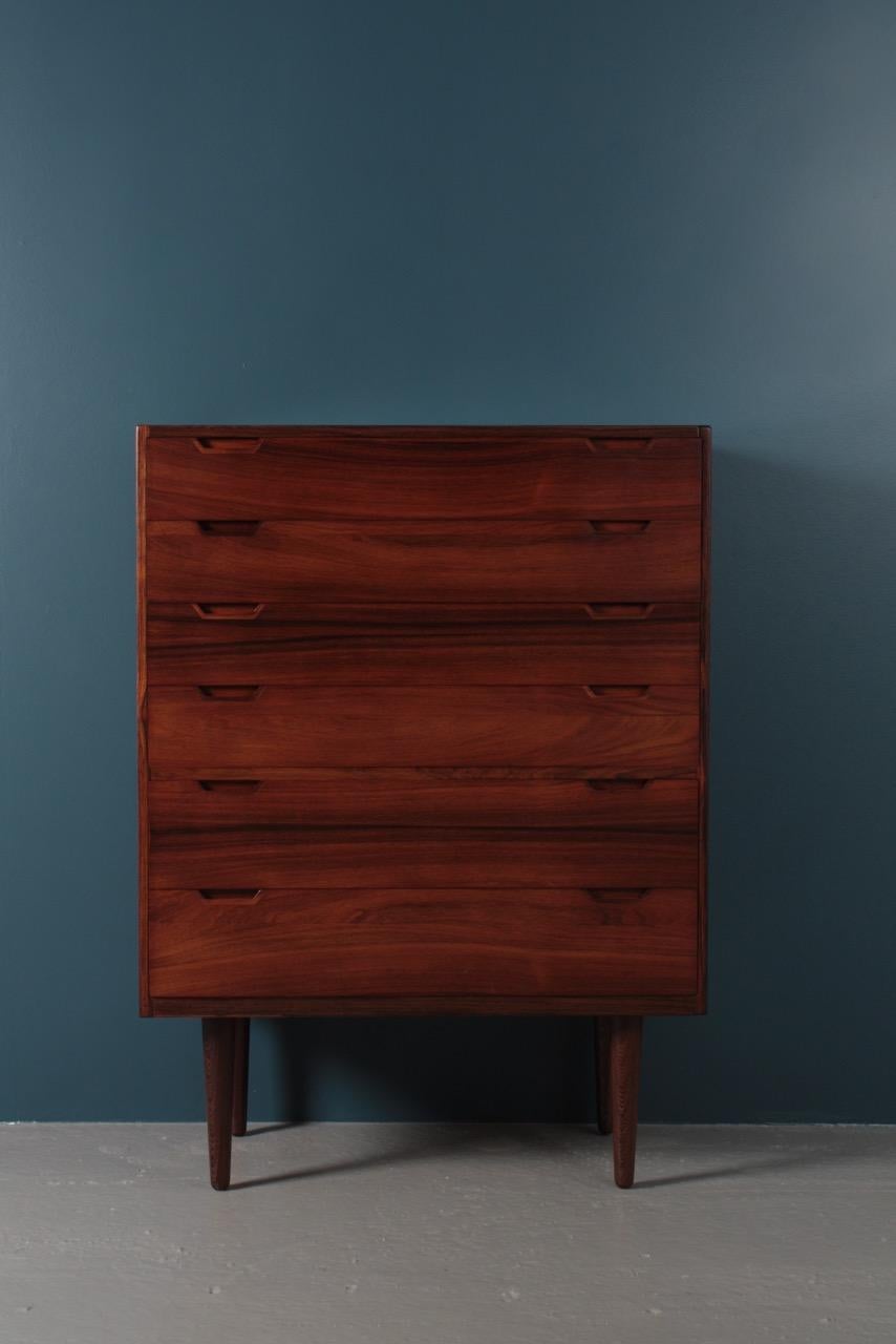 Midcentury Commode in Rosewood by Svend Langkilde, 1960s Danish Design For Sale 7
