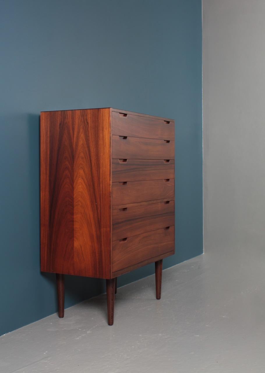 Midcentury Commode in Rosewood by Svend Langkilde, 1960s Danish Design For Sale 8