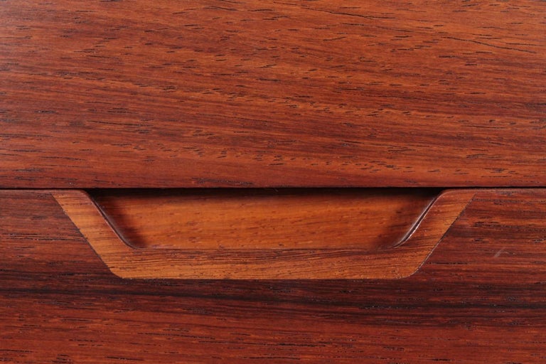 Midcentury Commode in Rosewood by Svend Langkilde, 1960s Danish Design In Good Condition For Sale In Lejre, DK