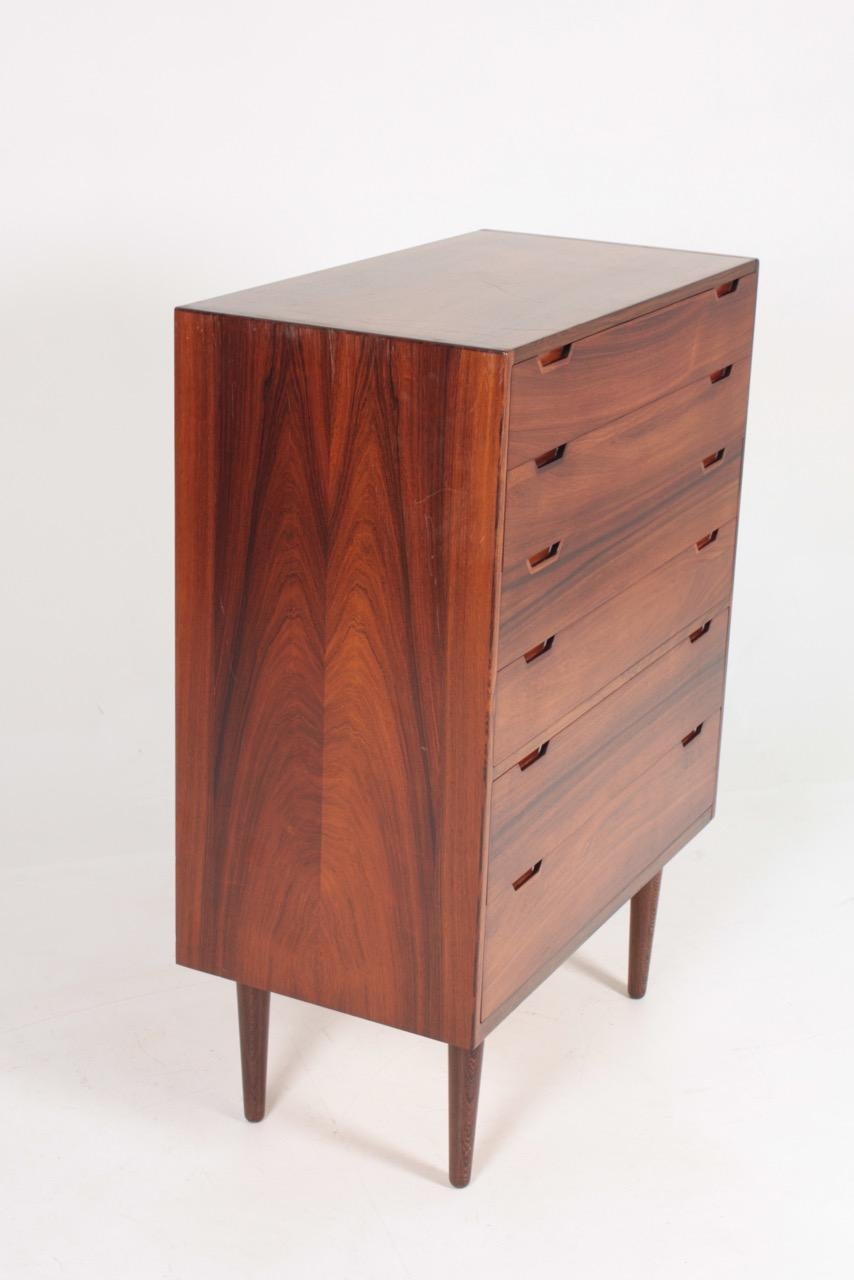 Midcentury Commode in Rosewood by Svend Langkilde, 1960s Danish Design For Sale 2